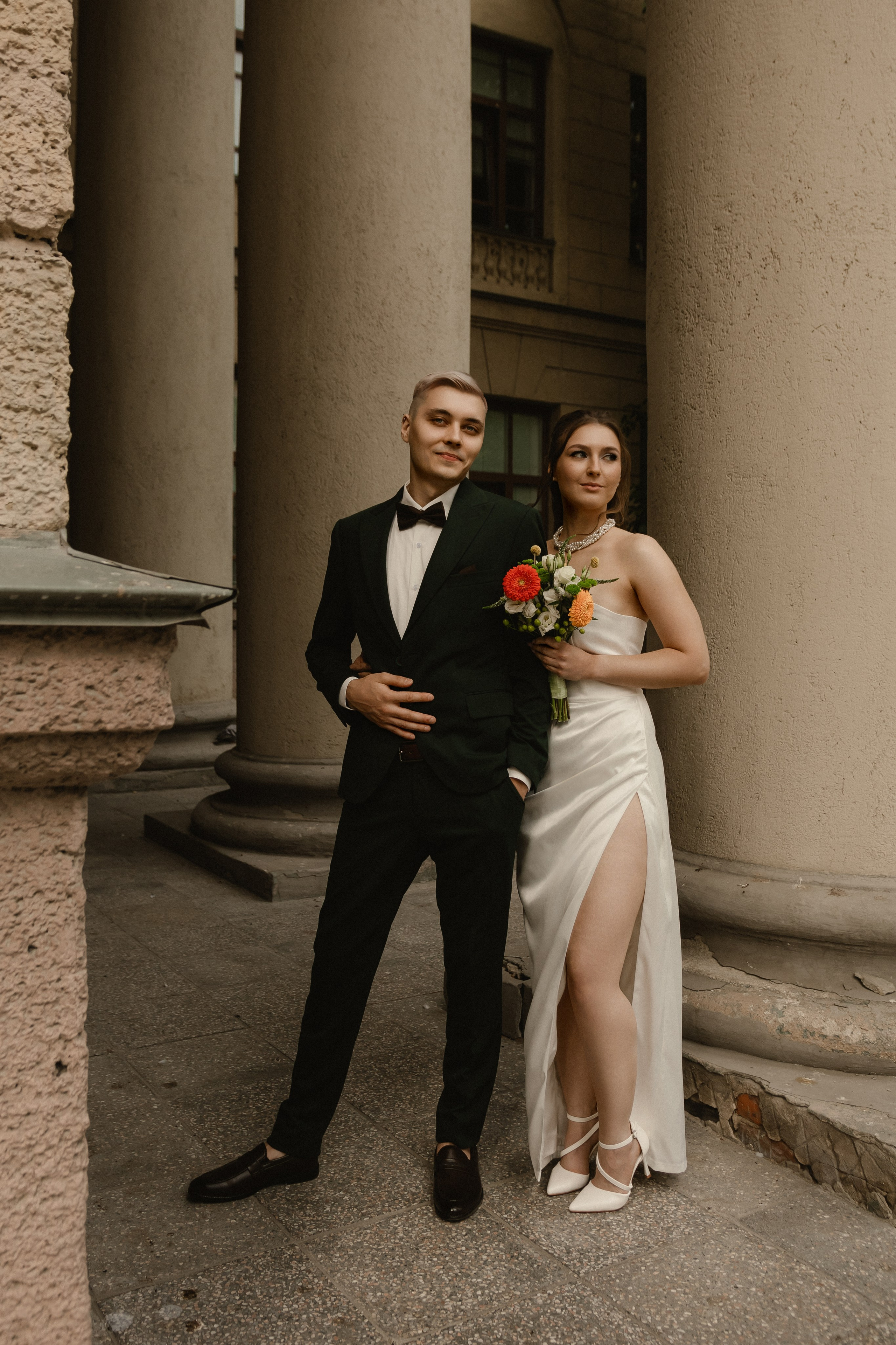 Екатерина и Семен Кинотеатр Победа, Институт на Фрунзе, ЗАГС Центральный. Фотограф Новосибирск