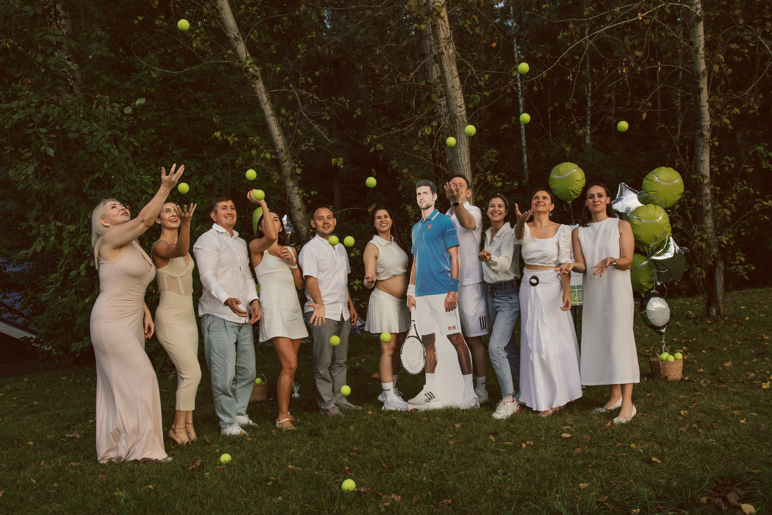 Tennis gender party. Фотограф Новосибирск