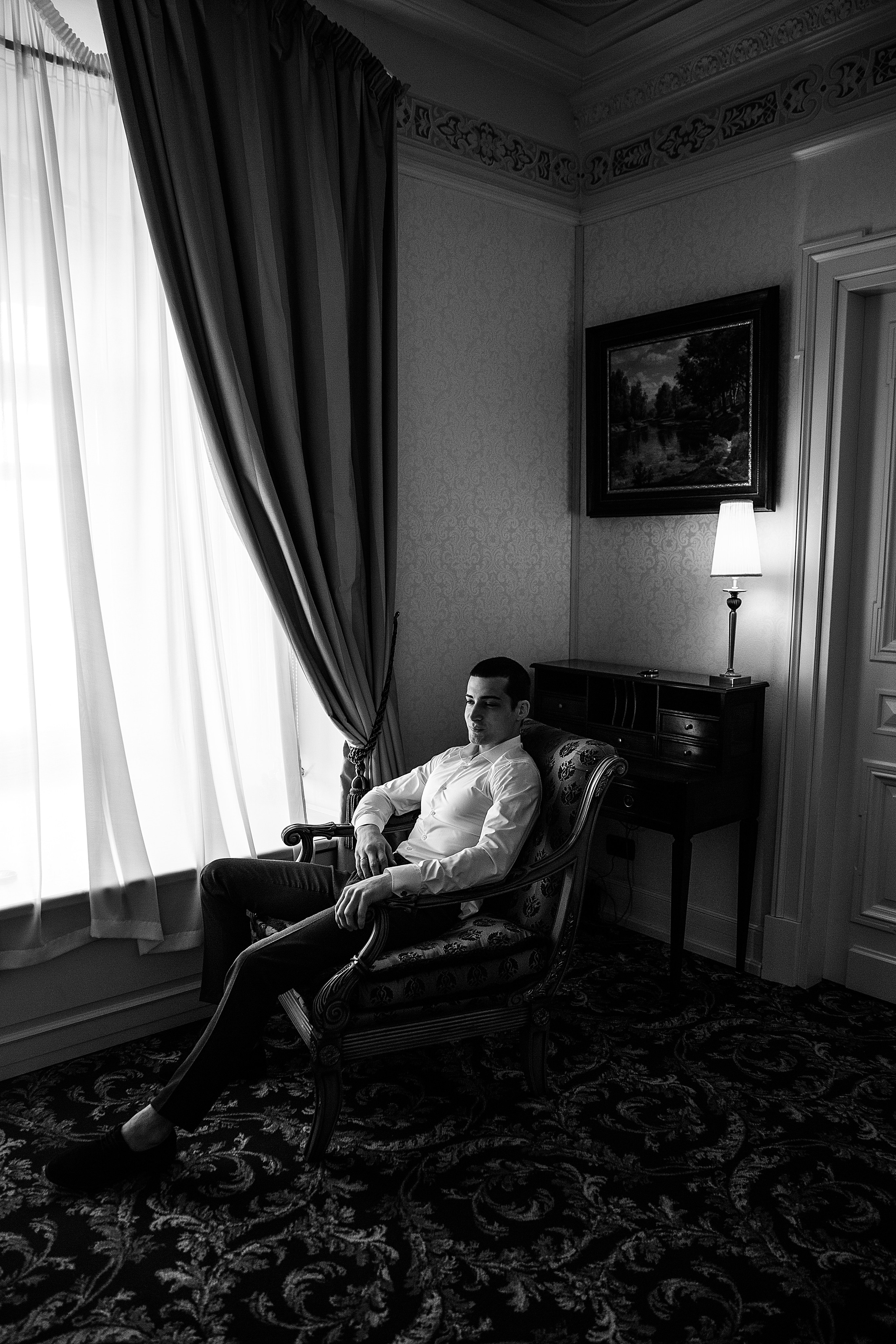 Утро в отеле Талион. Свадебный фотограф Санкт-Петербург  Москва