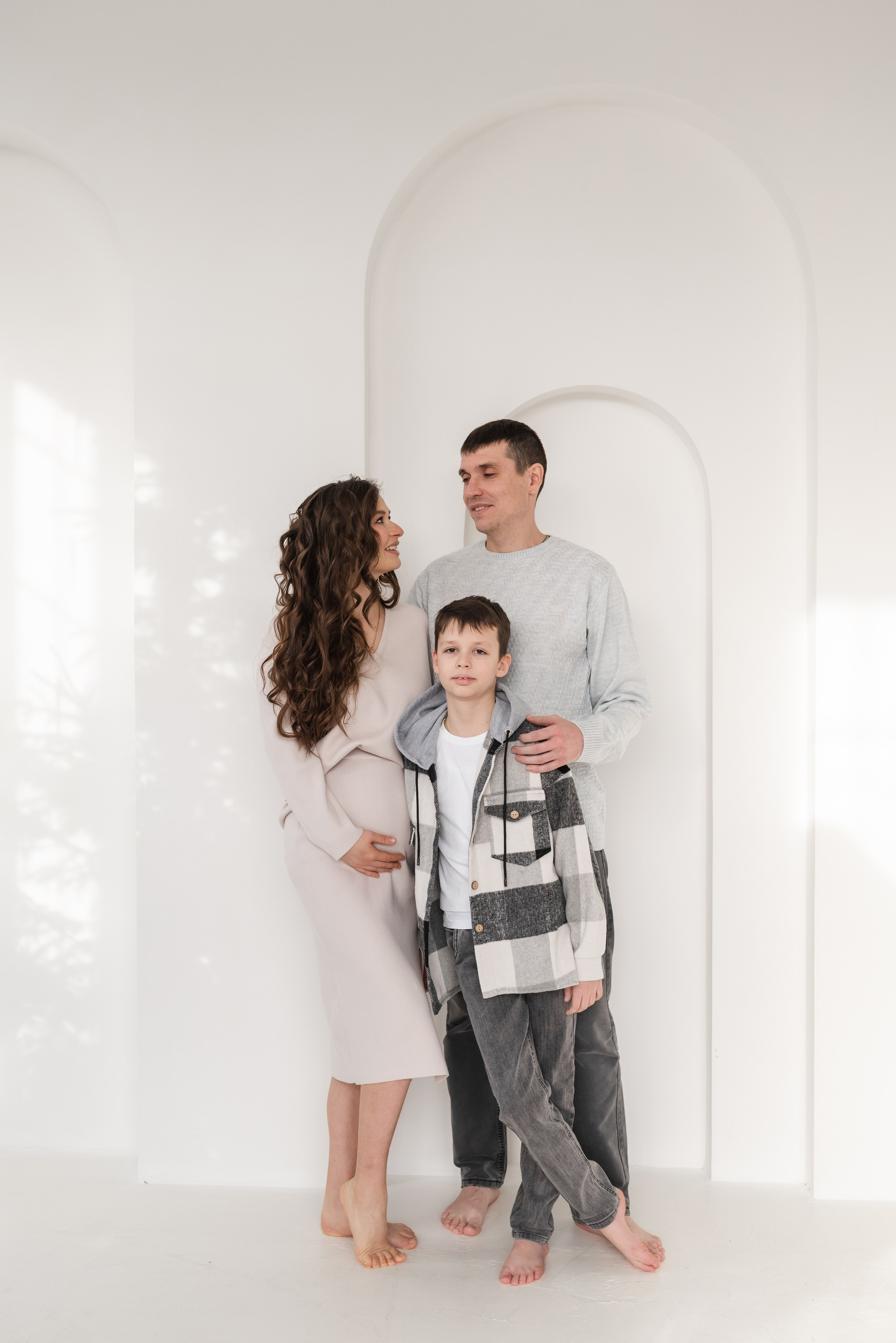 Вика Дима Никита и малышка. Семейный фотограф Ирина Сгибнева