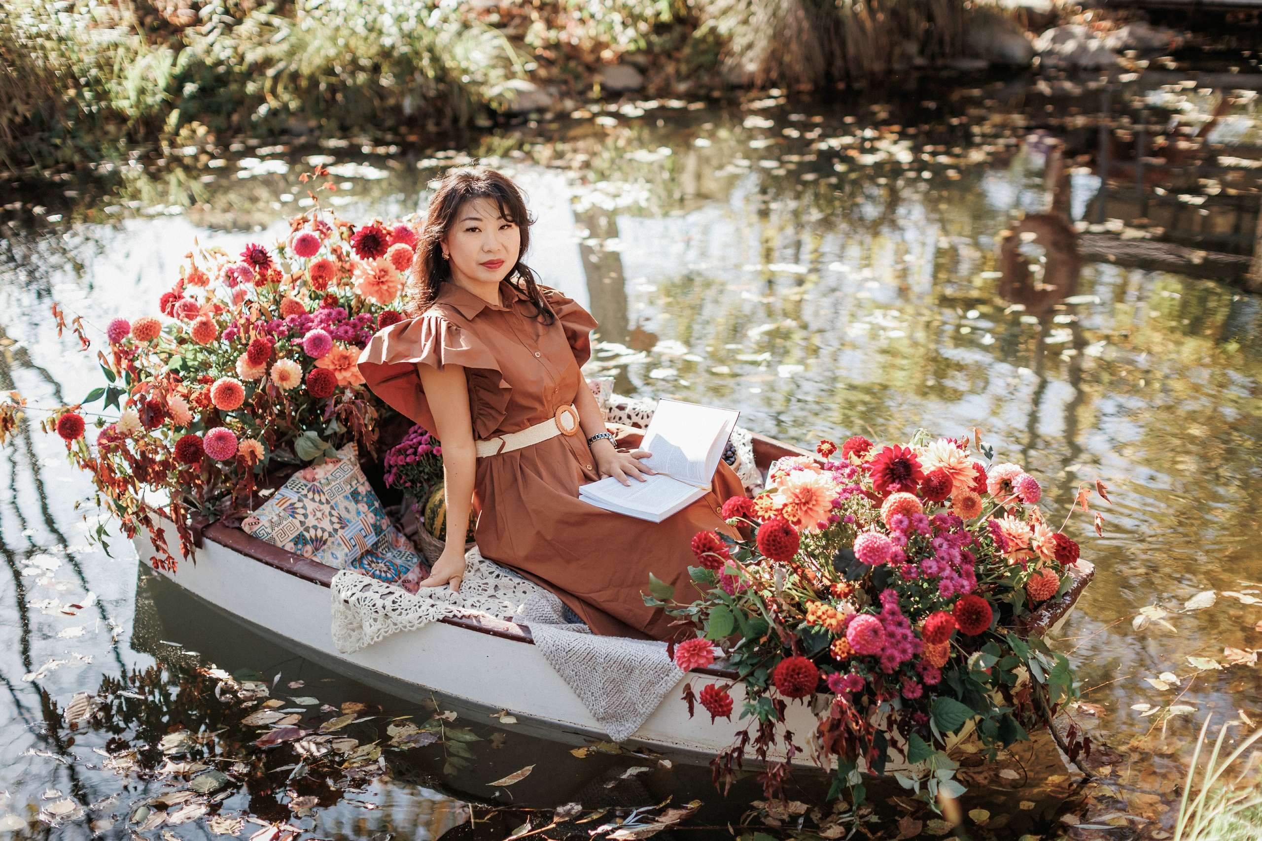 Фотопроект «Лодка в цветах». Свадебный, семейный и детский фотограф в городе Партизанск, Находка