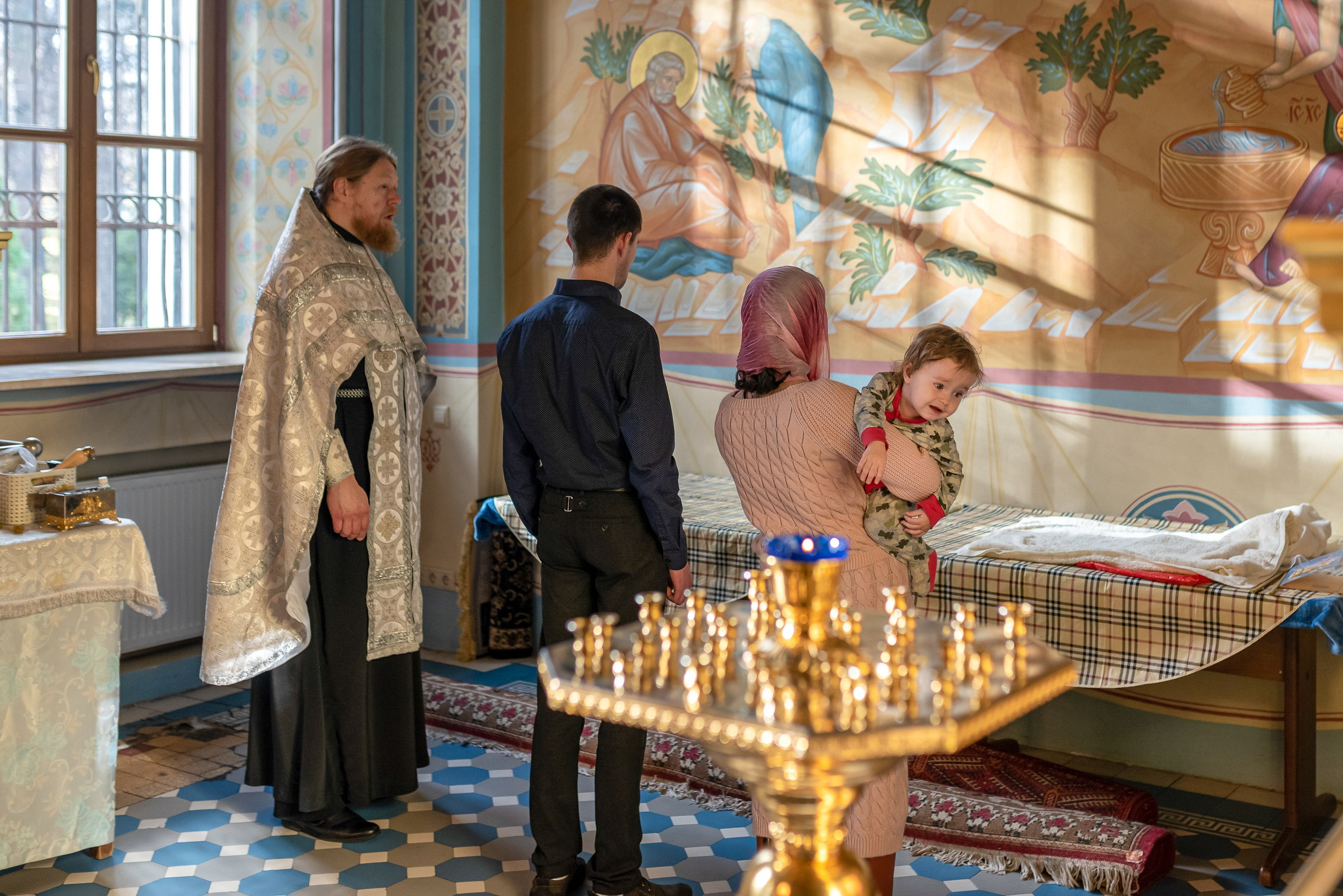 Крещение Розы. Фотограф Андрей Зикеев, фотостудия AzArt Studio в Москве