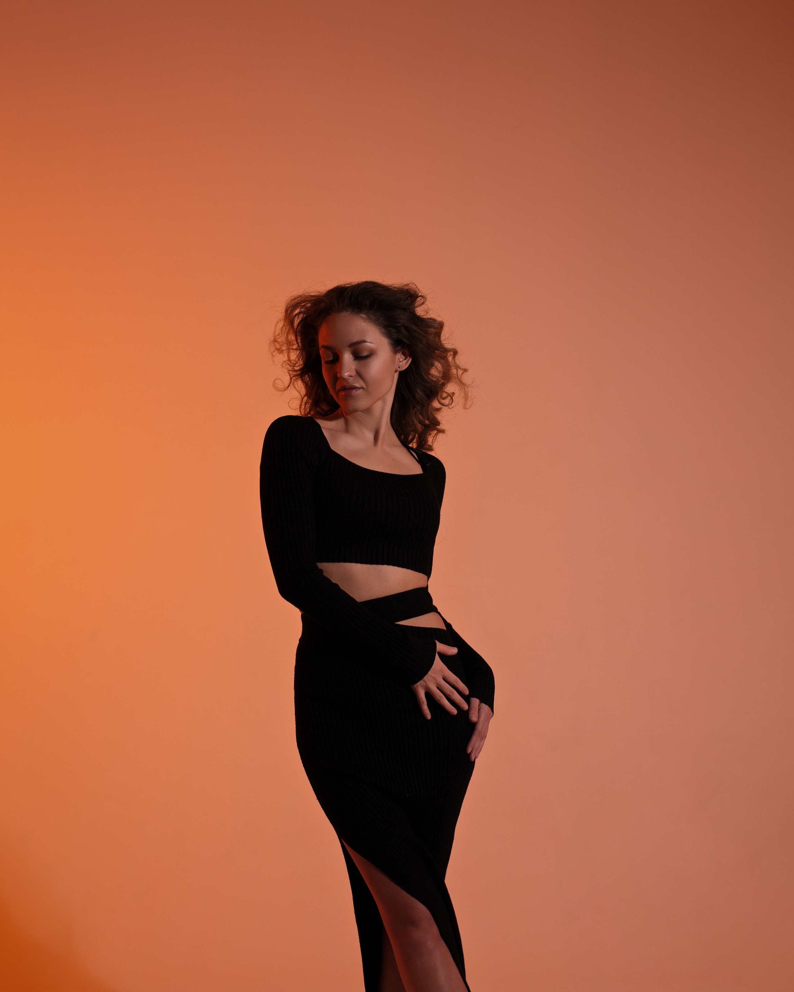 Женская фотосессия в фотостудии. Профессиональный фотограф в Москве