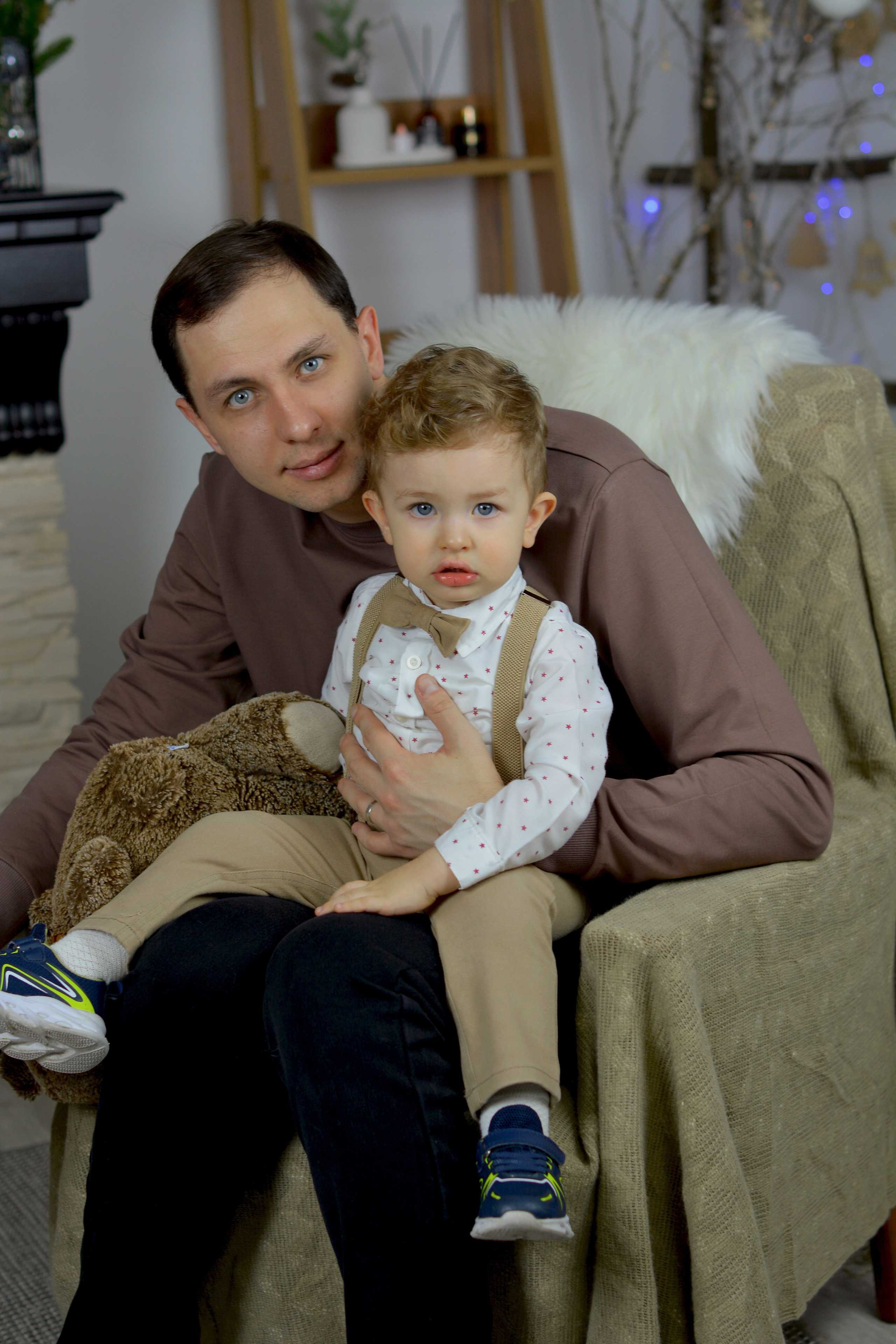 Озорная Новогодняя фотосессия. Семейный и детский фотограф в городе Грязи Олеся Огурцова