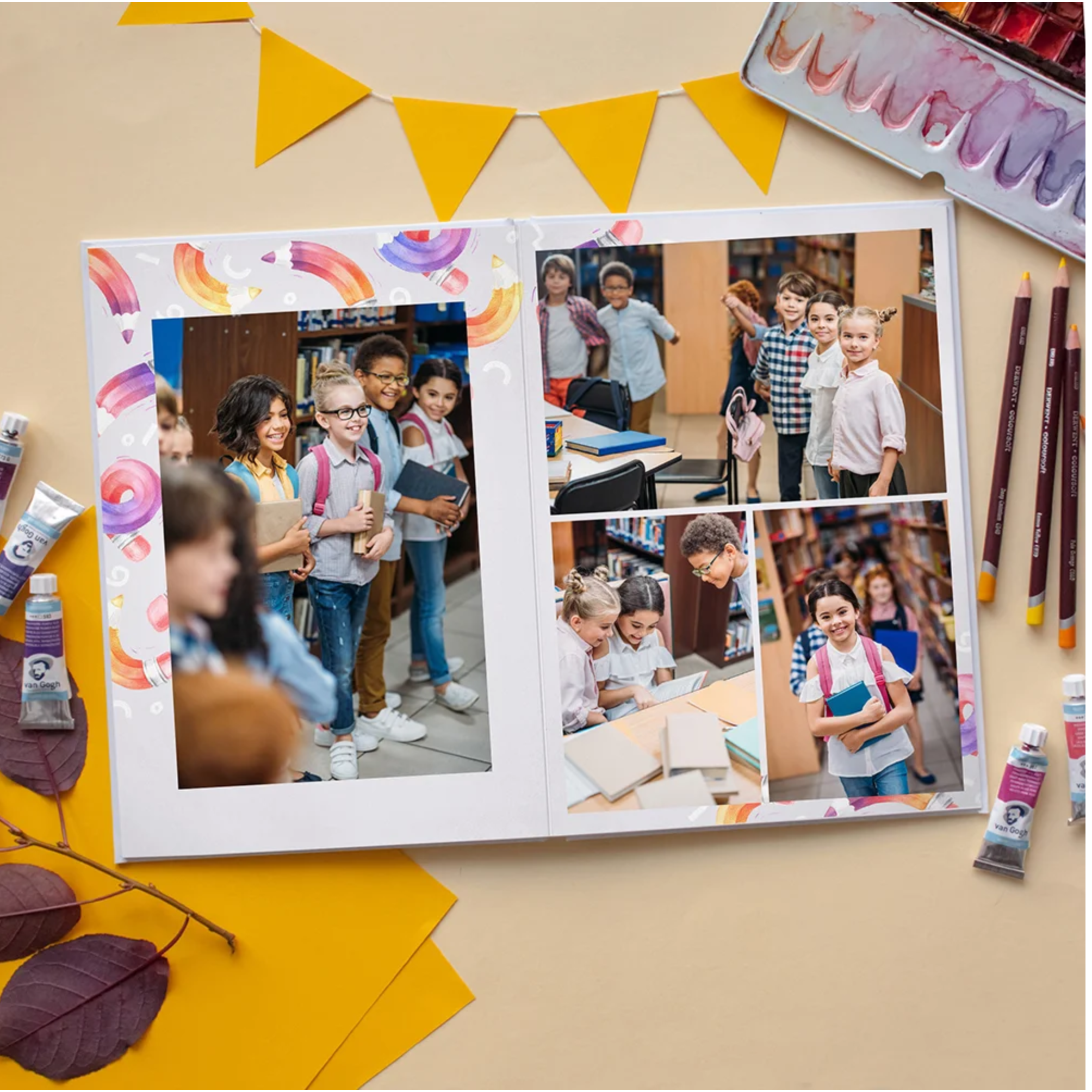 Выпускные альбомы 1-4 класс школьные красивые альбомы