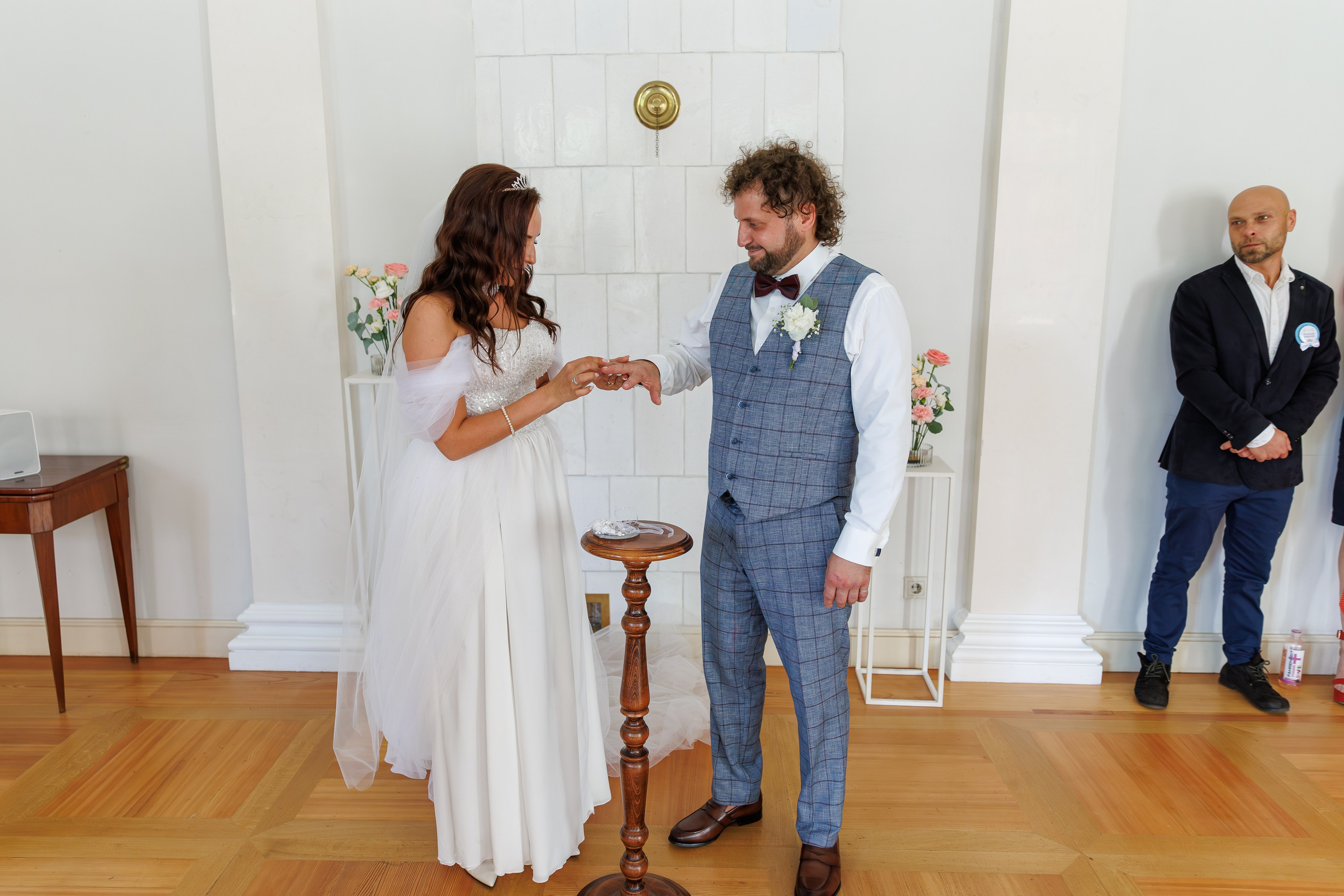 Регистрация брака в усадьбе Муравьевых-Апостолов. Свадебный фотограф Москва и МО Сергей Киржаев