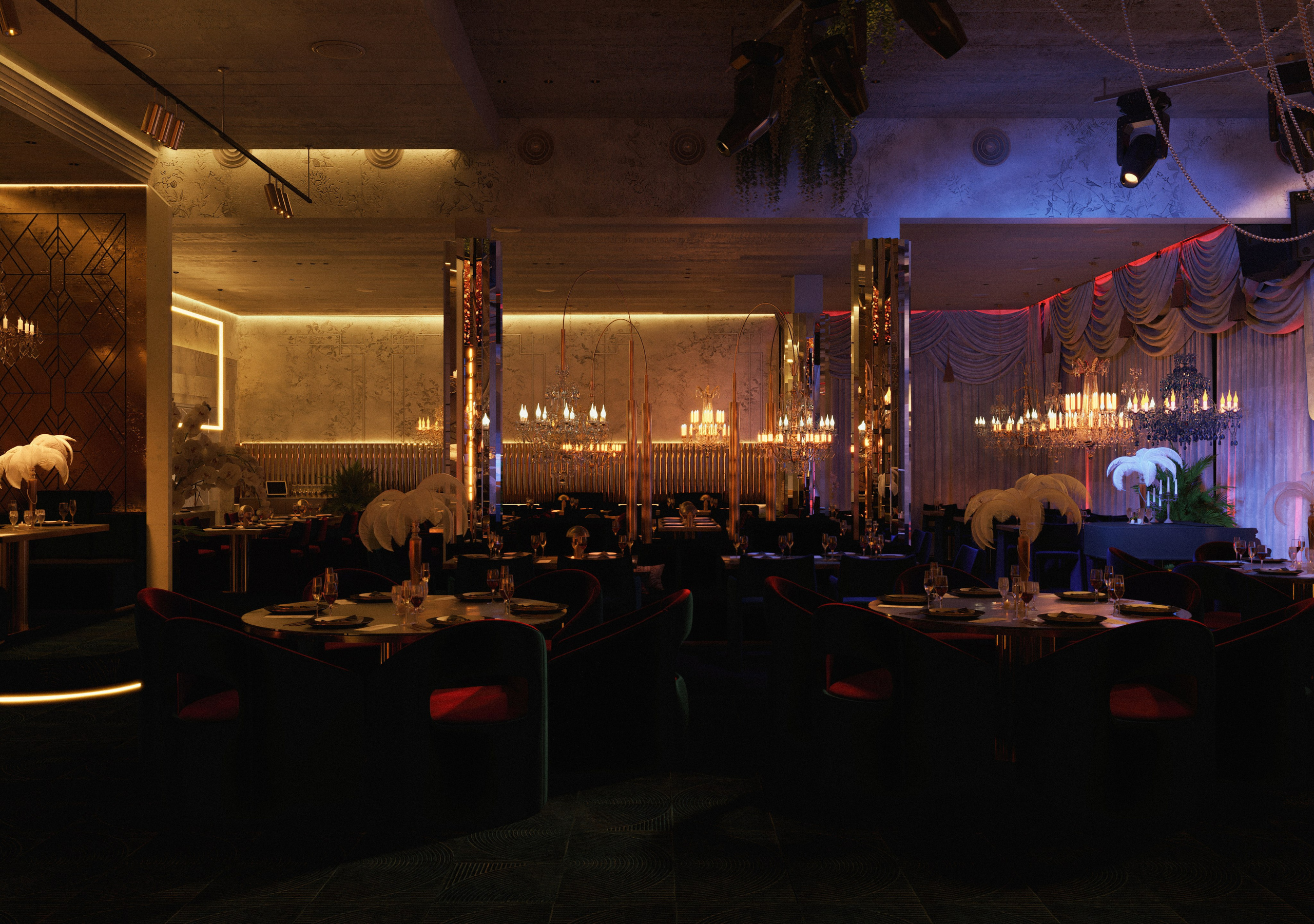 Ресторан CLC. Юлия Григорьева — 3D визуализатор