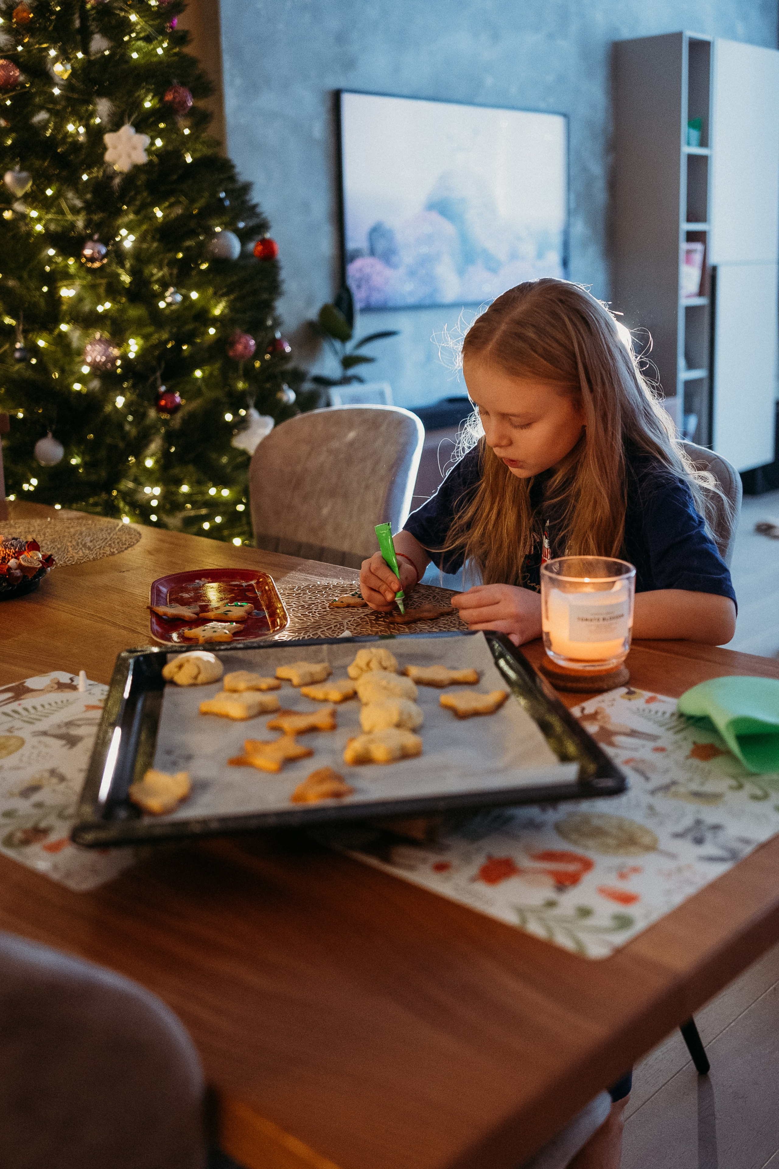 Новогодняя домашняя фотосессия. Семейный и детский фотограф в Санкт-Петербурге