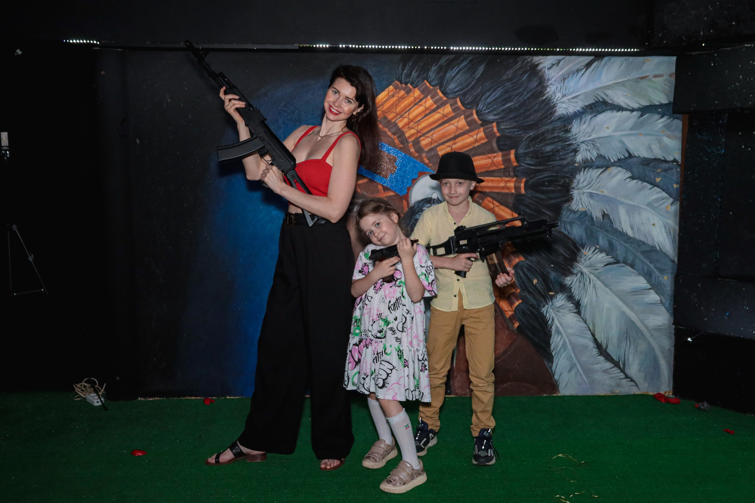 День рождение в стрелковом клубе. Фотограф Надршина Лилия