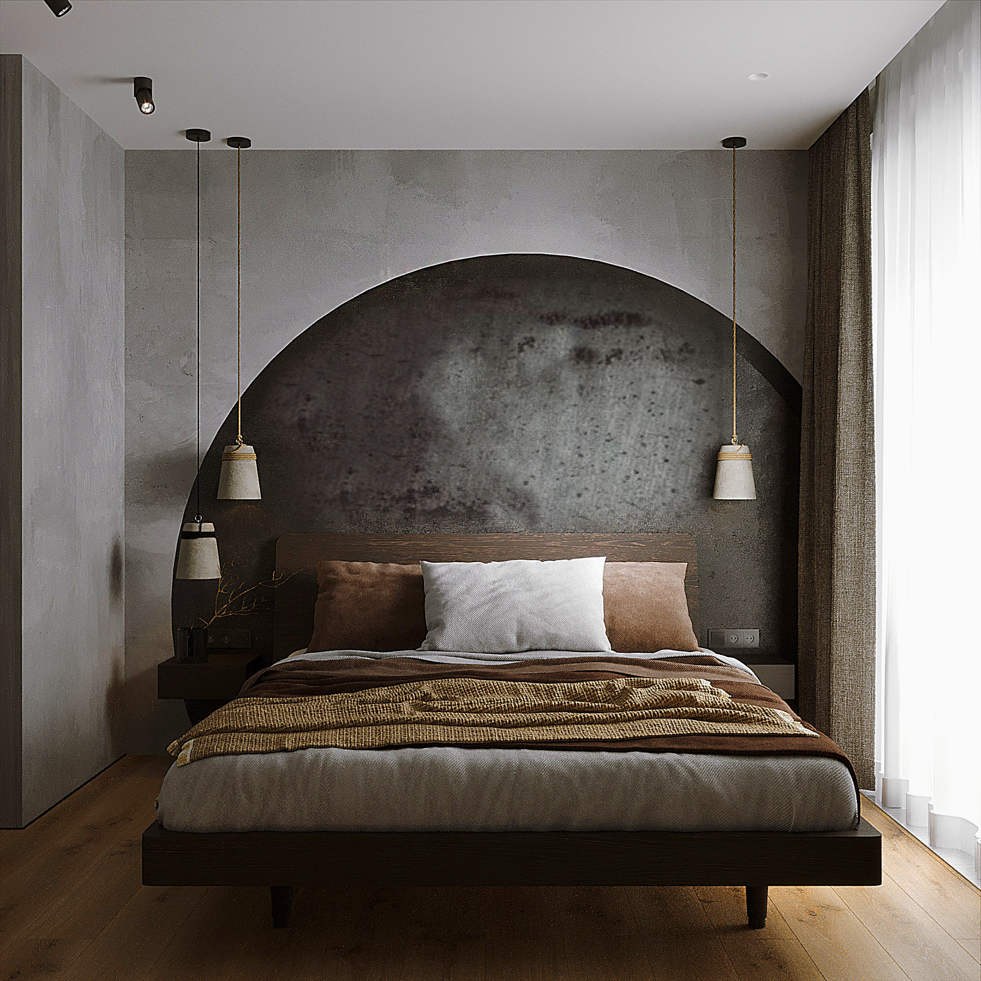 Квартира в стиле джапанди. Lina architector | Дизайн интерьера