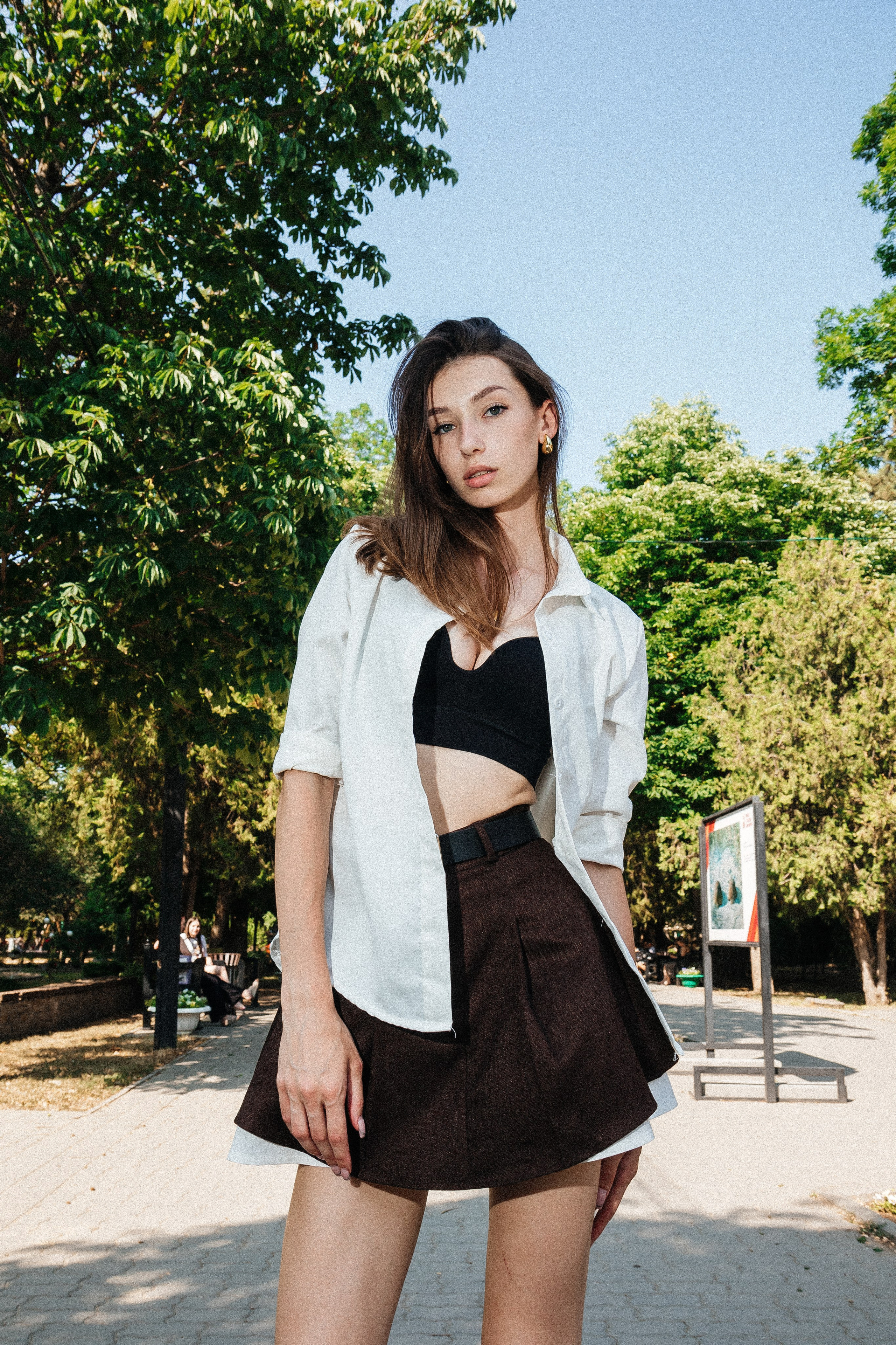 Лера в парке Горького. Фотограф Александр Бигари