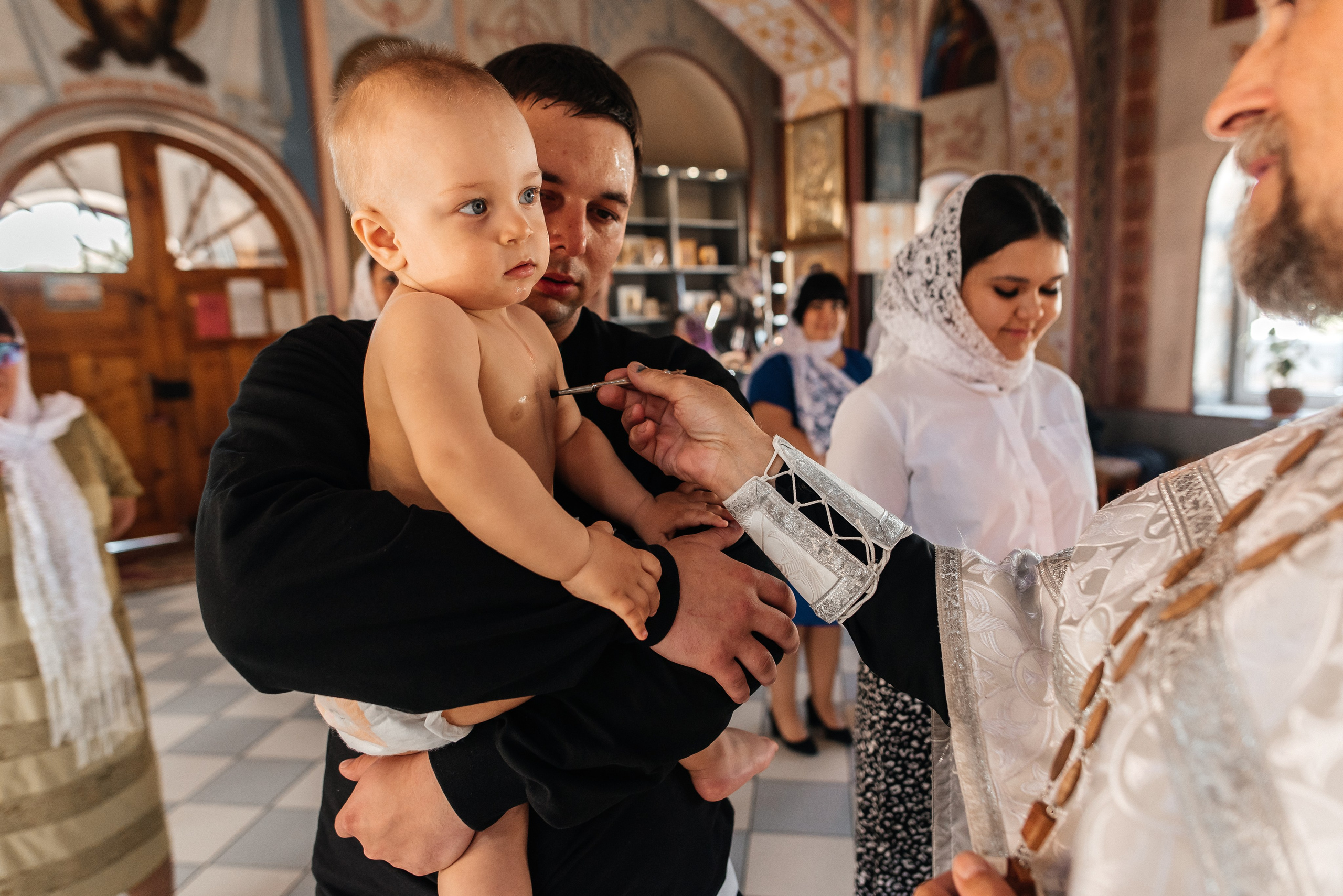 Крещение Матвея. Детский и семейный фотограф выпускной альбом Приморско-Ахтарск