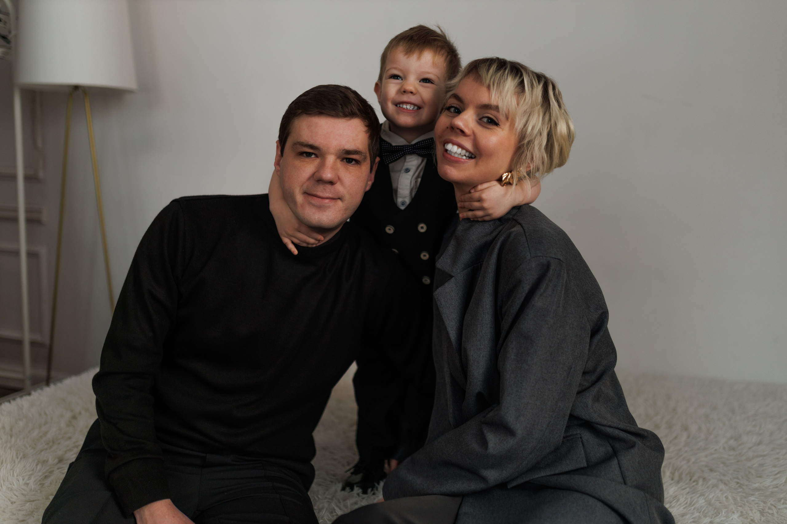 Вера, Саша и Тимоша. Новый год!. Ксения Шакирова. Фотограф в Воронеже