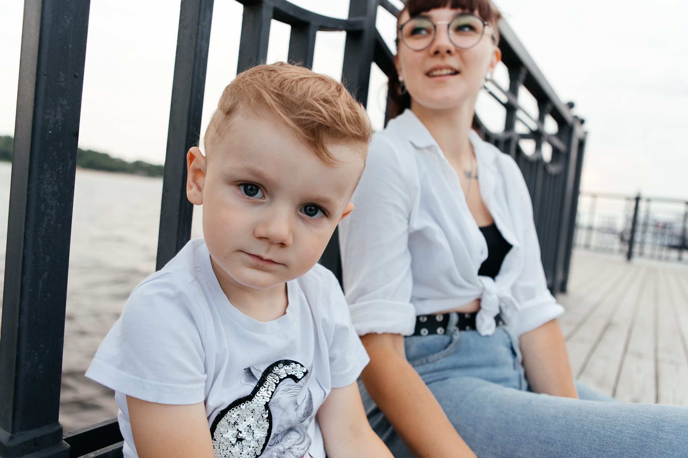 Кристина и сын. Фотограф Артем Утешев