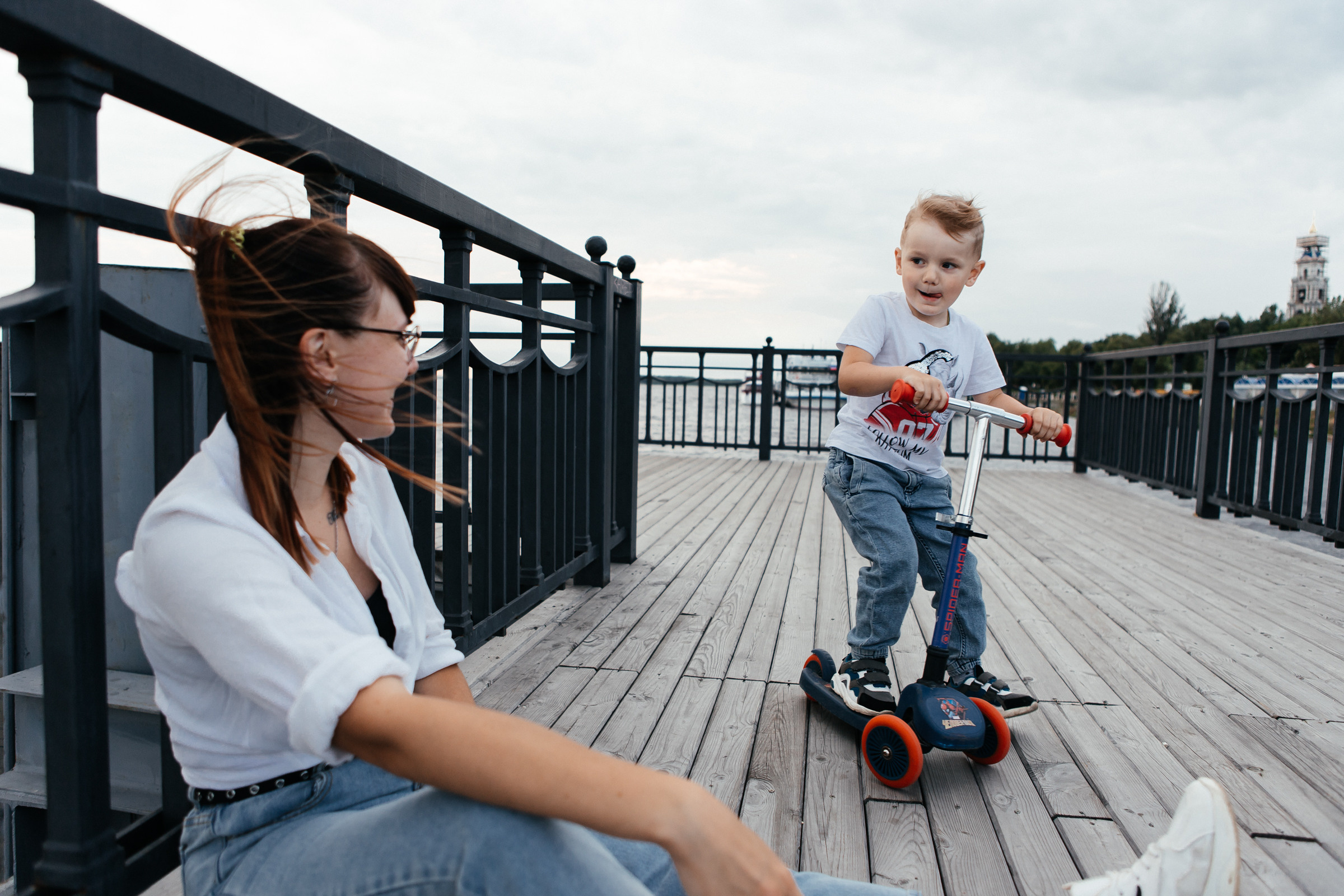 Кристина и сын. Фотограф Артем Утешев