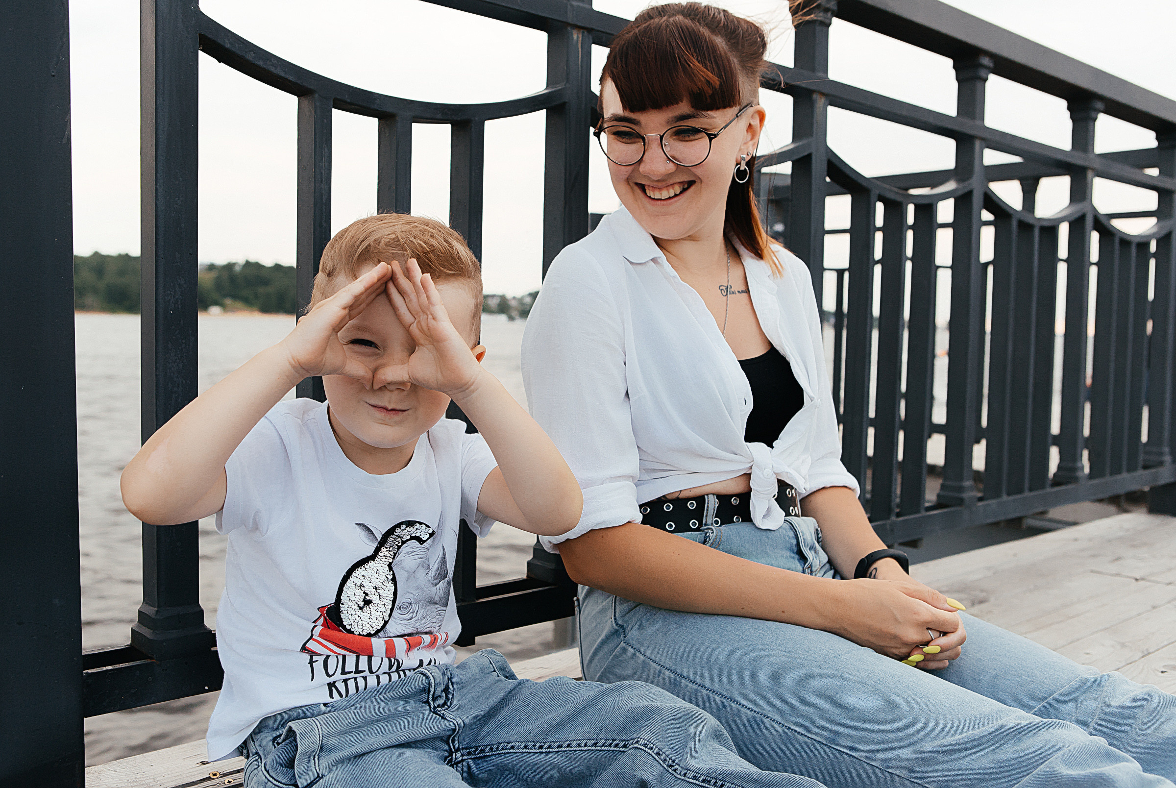 Кристина и сын. Фотограф Артем Утешев