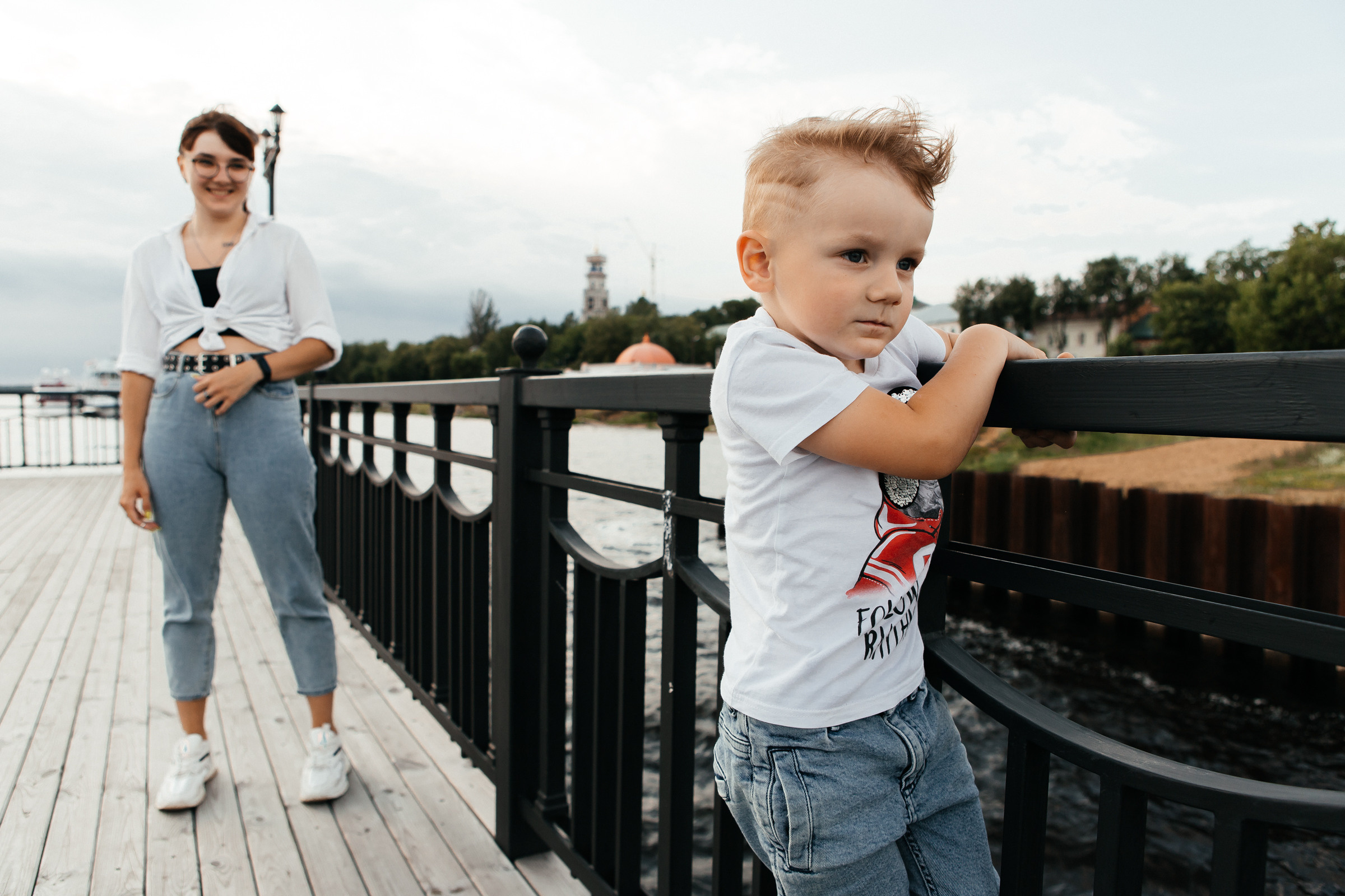 Кристина и сын. Фотограф Артем Утешев