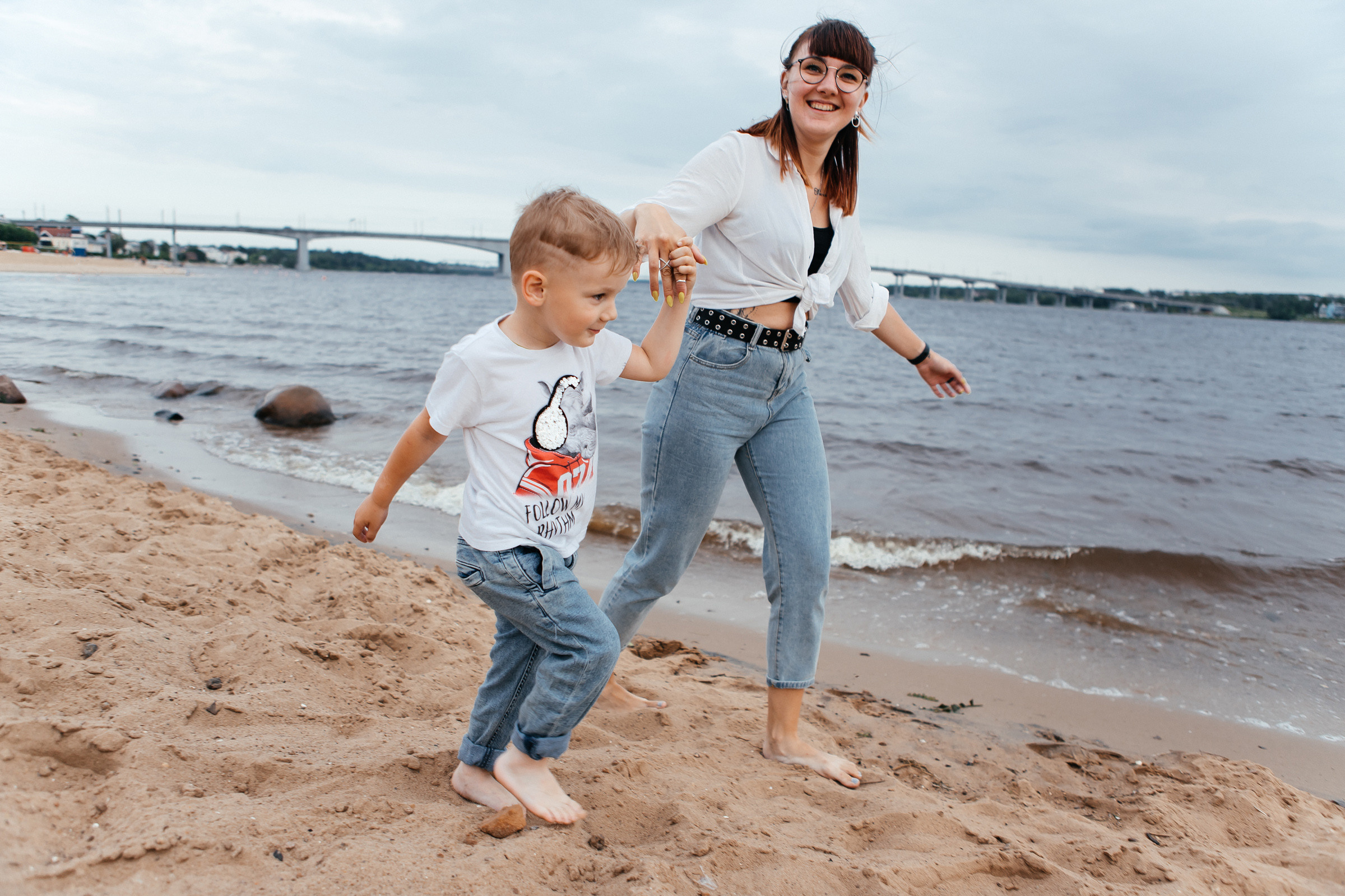 Кристина и сын. Фотограф Артем Утешев