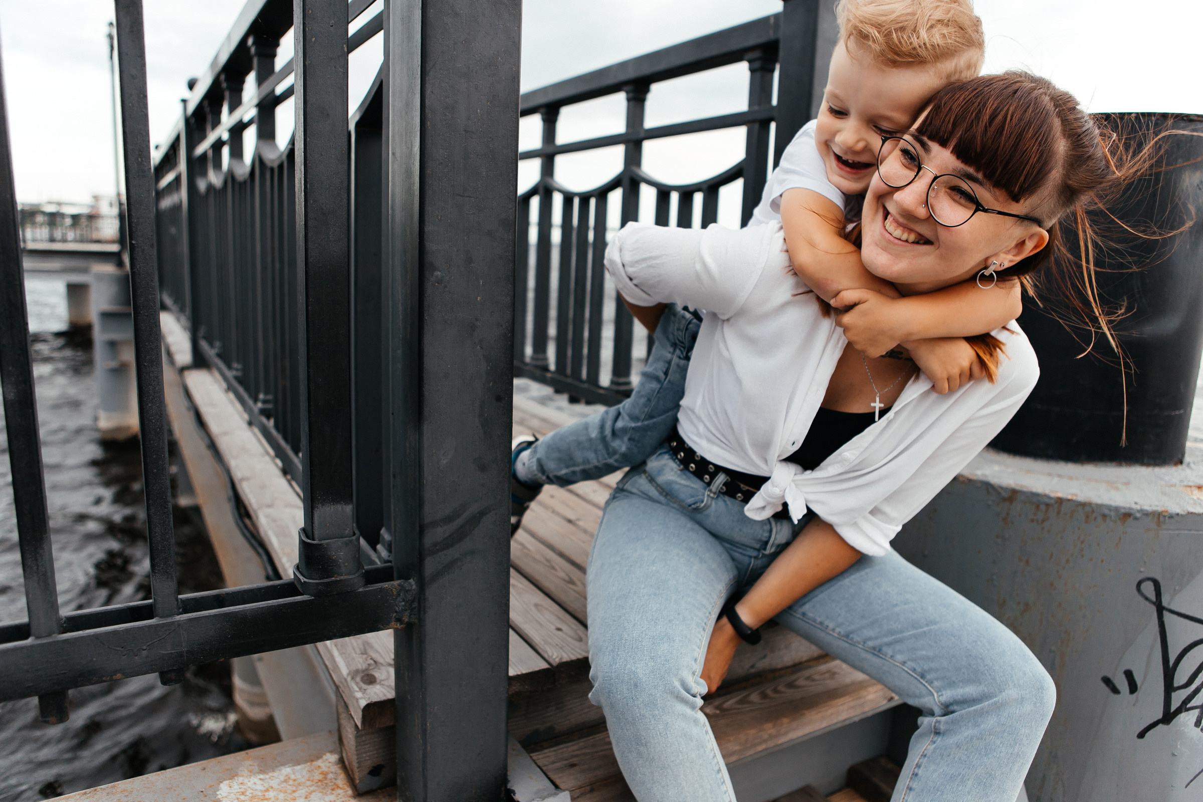 Кристина и сын. Фотограф Артем Утешев