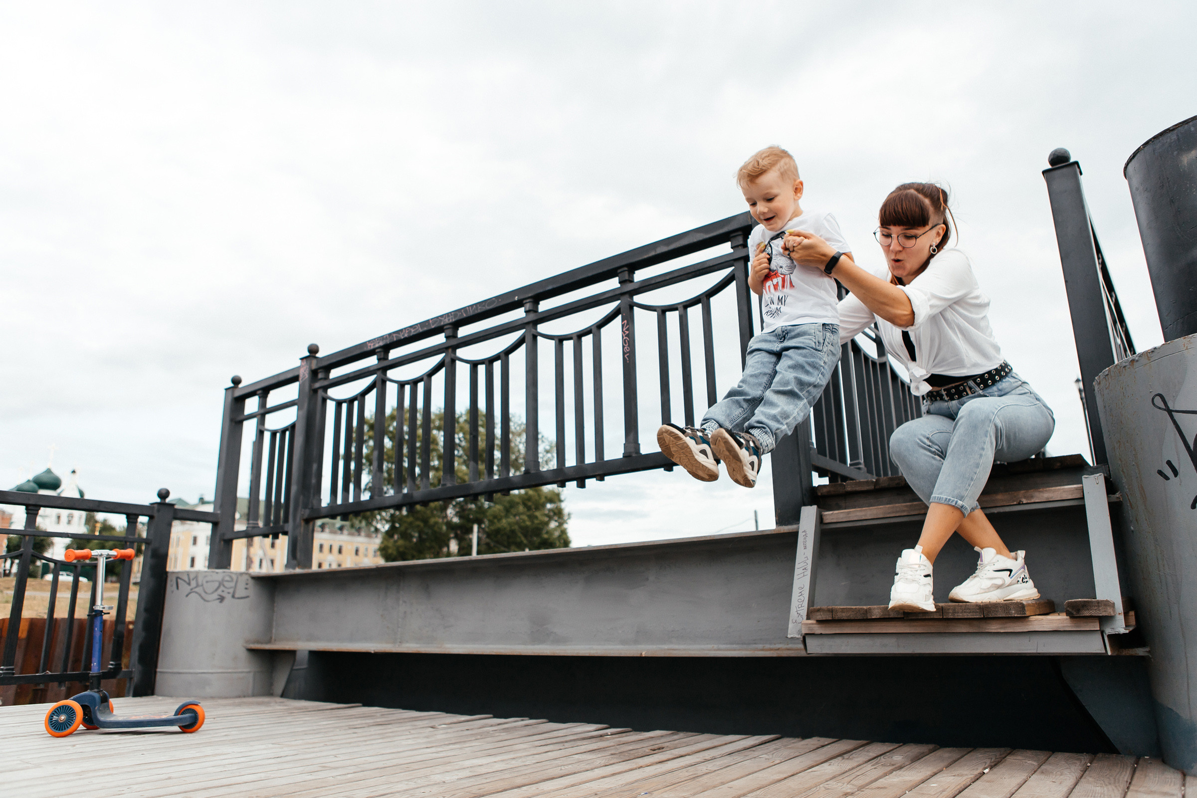 Кристина и сын. Фотограф Артем Утешев