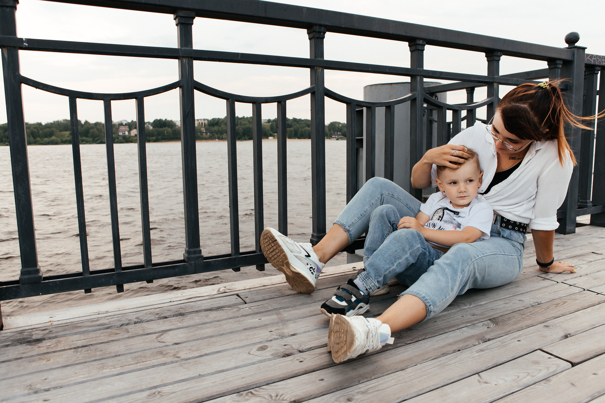 Кристина и сын. Фотограф Артем Утешев