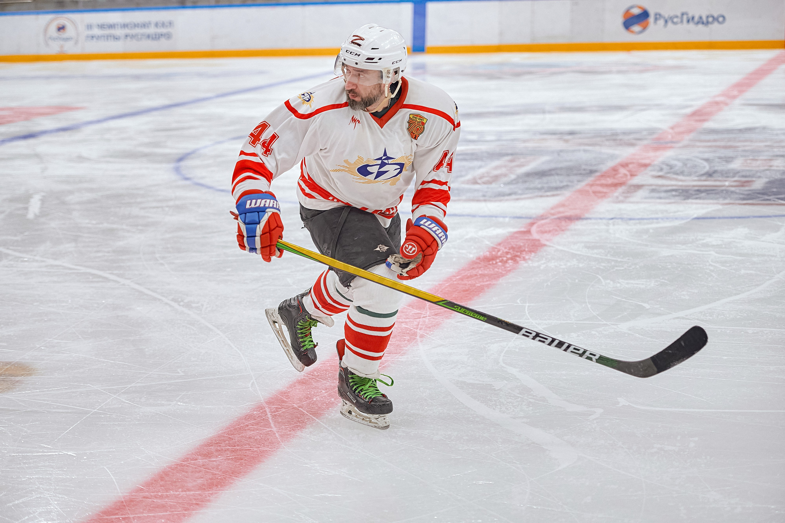 Портфолио репортажной фотосъёмки: Кристалл арена — Хоккей — РусГидро. Фотограф Яковлев Роман — Красноярск