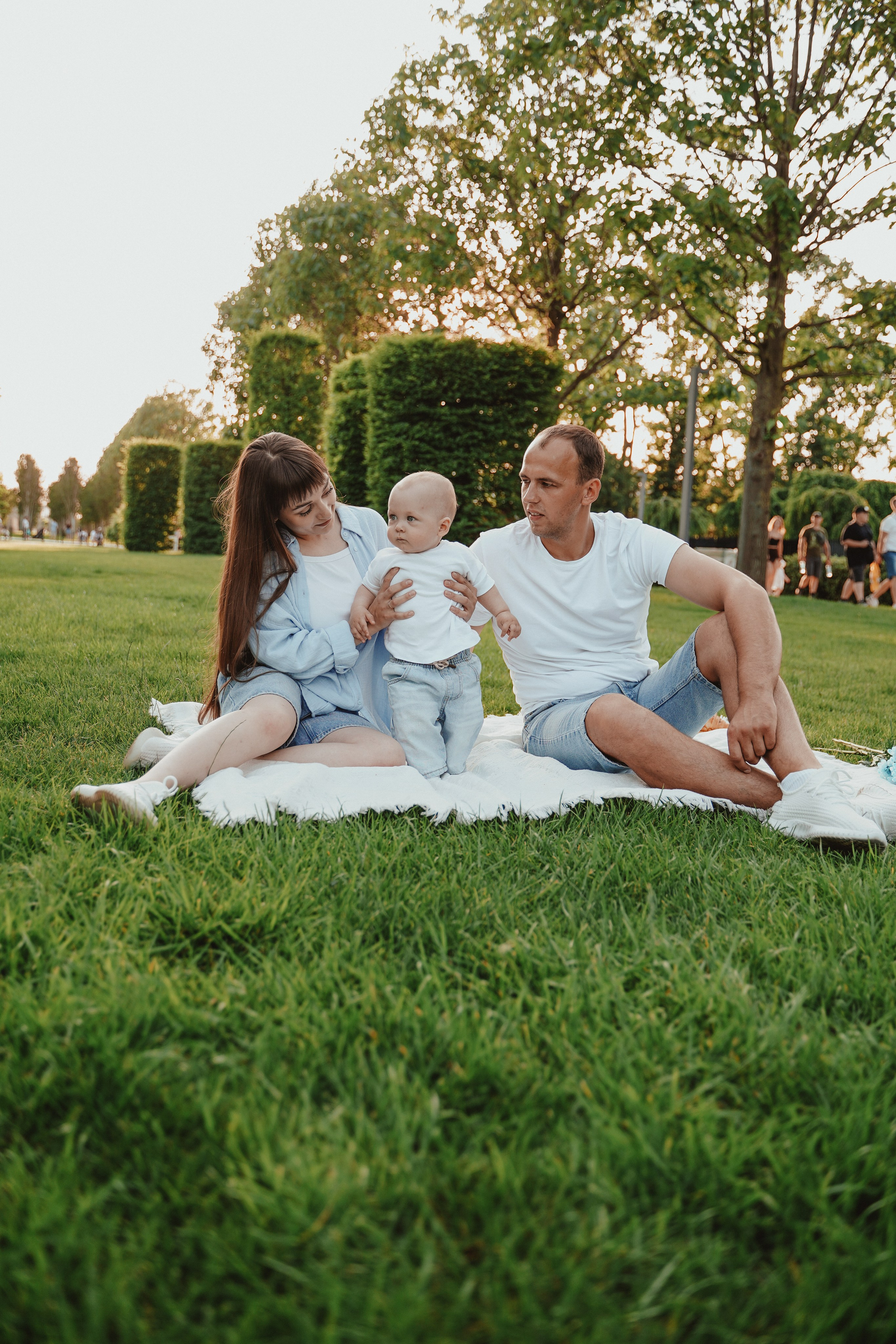 Семейная фотосессия в парке Галицкого. Семейный и женский фотограф в Краснодаре Анастасия Приймак