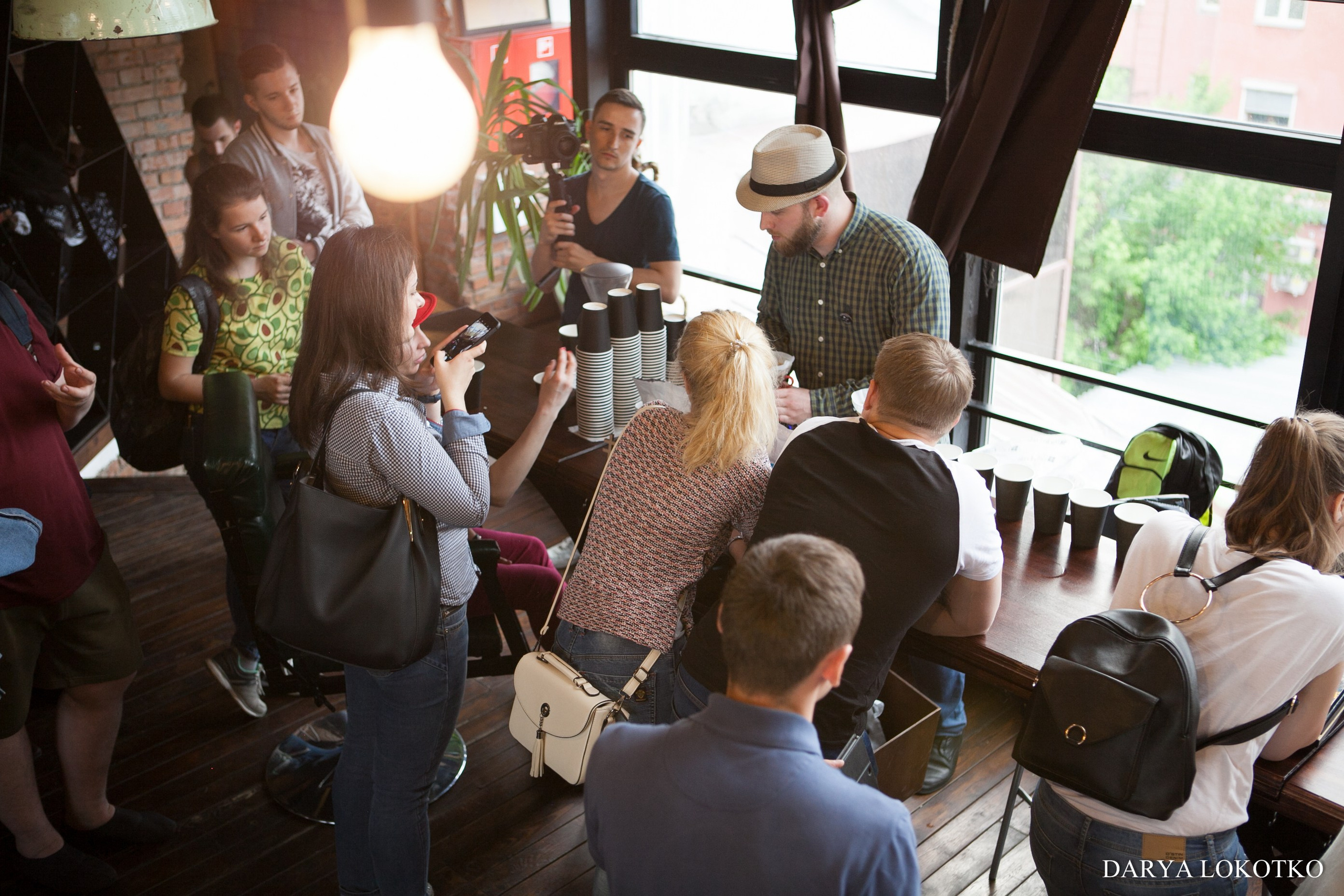 Лекция от Woodcoffee + дегустация кофе. Фотограф Дарья Локотко в Красноярске