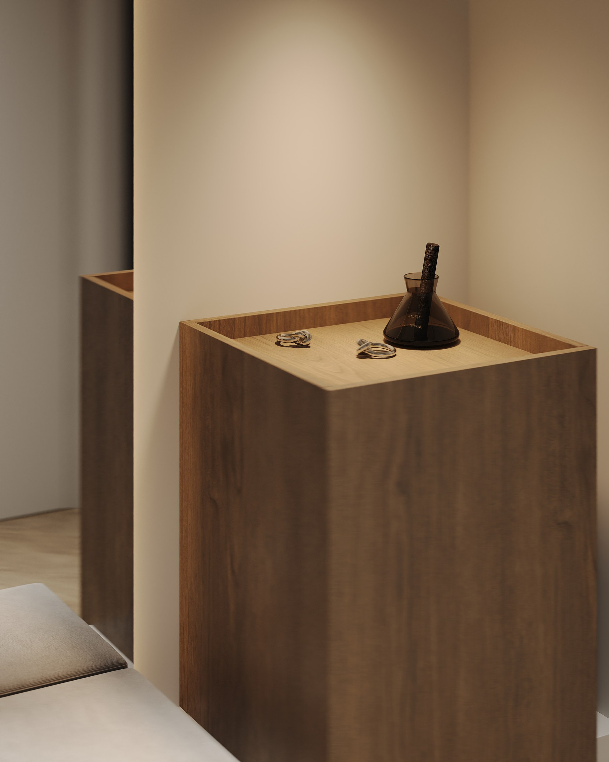 Кухня-гостиная ЖК «Парк столиц». 3D визуализация интерьера Надежда Соколова