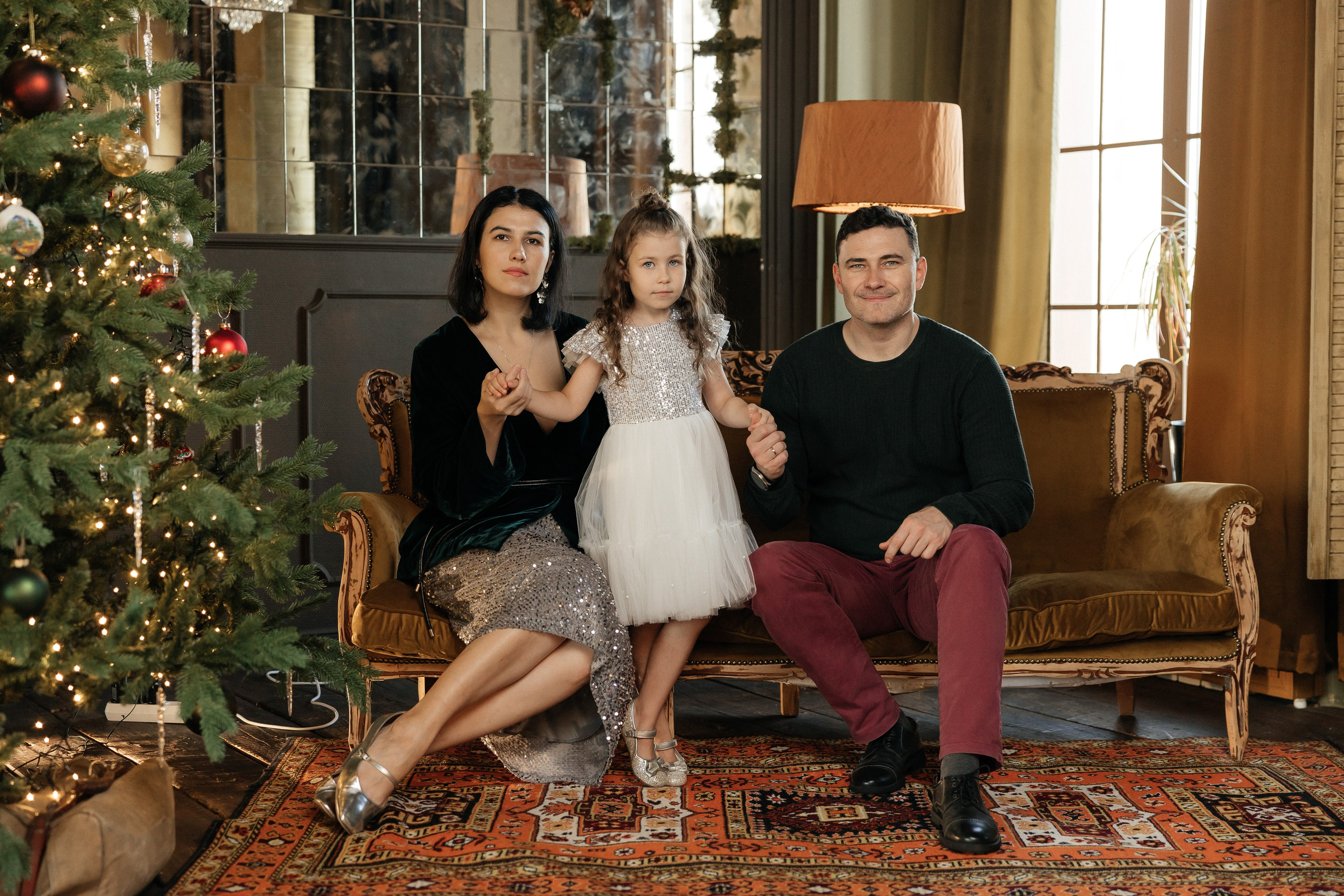 Кирилл, Яна и Алиса (новогодняя). Свадебный и Семейный фотограф Свекрова Ольга