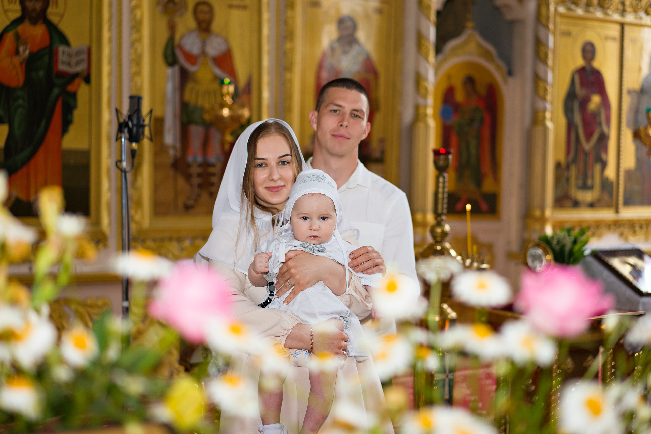 Таинство Крещения. Профессиональный фотограф новорожденных Ксения Бортник