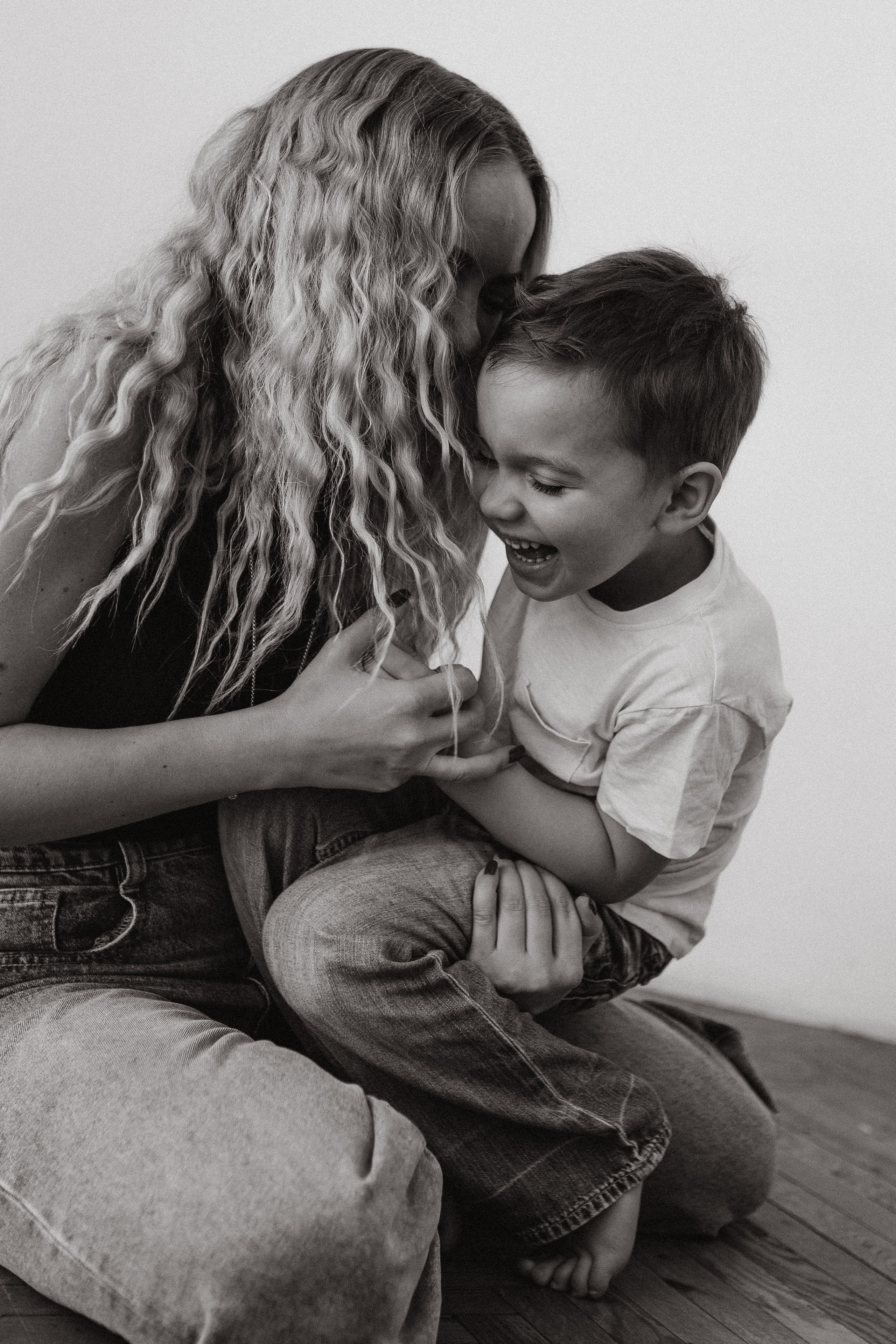 Большая семья в студии. Семейный фотограф в Москве Жукова Анна