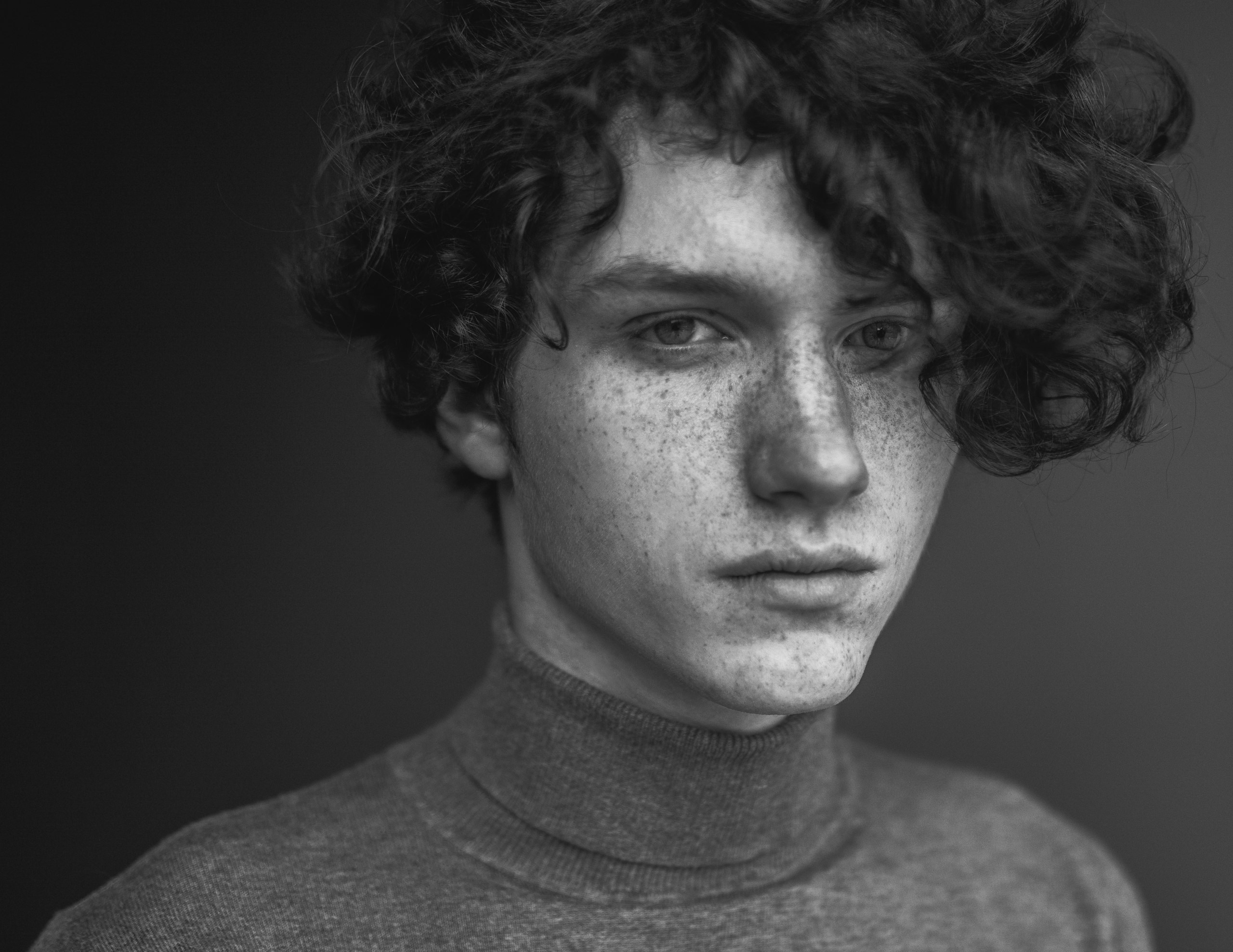 ЧБ Портрет. Портретный фотограф Минск Портнов Павел