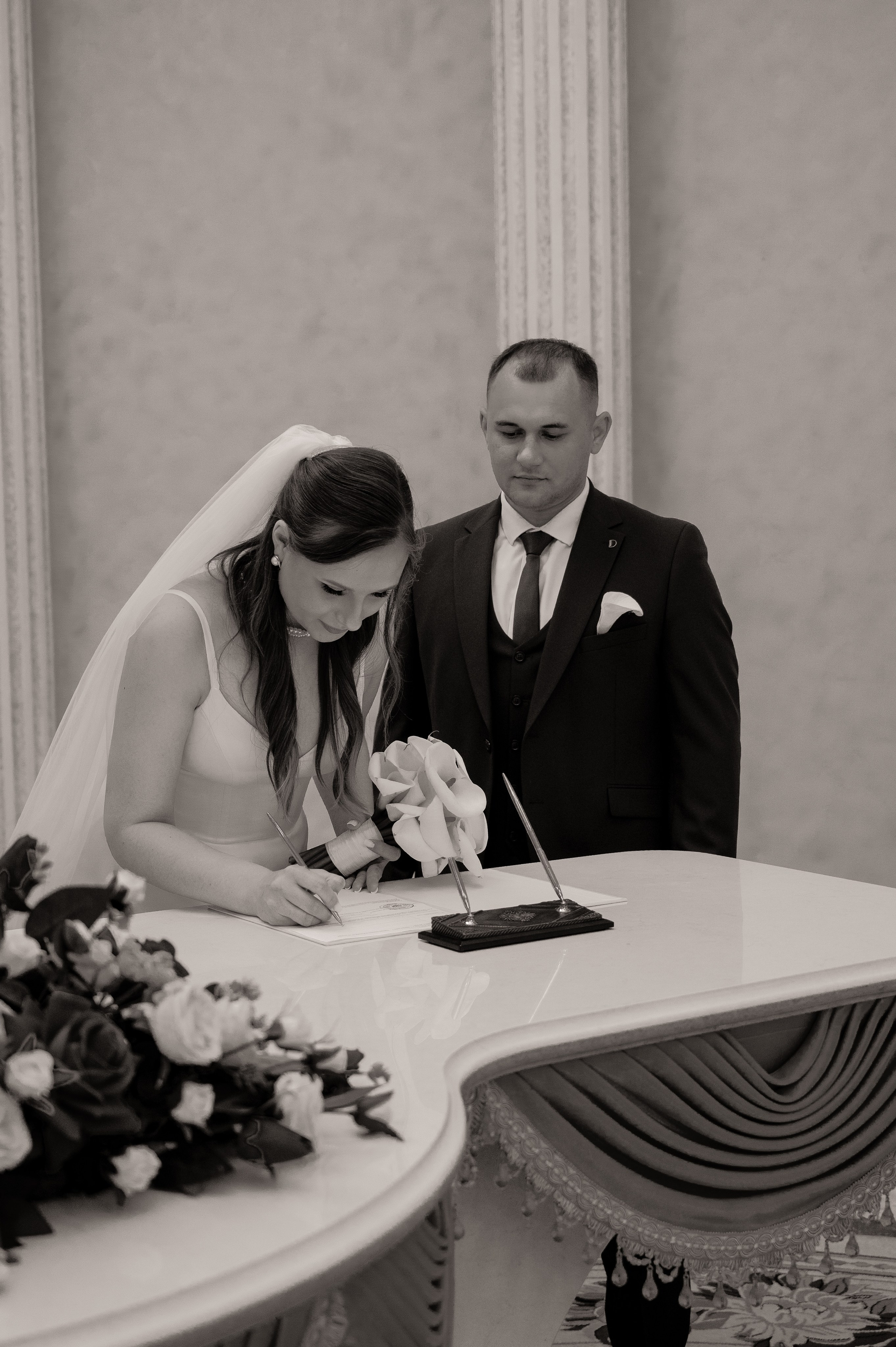 Загс (студия и прогулка). Свадебный и семейный фотограф в Краснодаре Алина Мельник