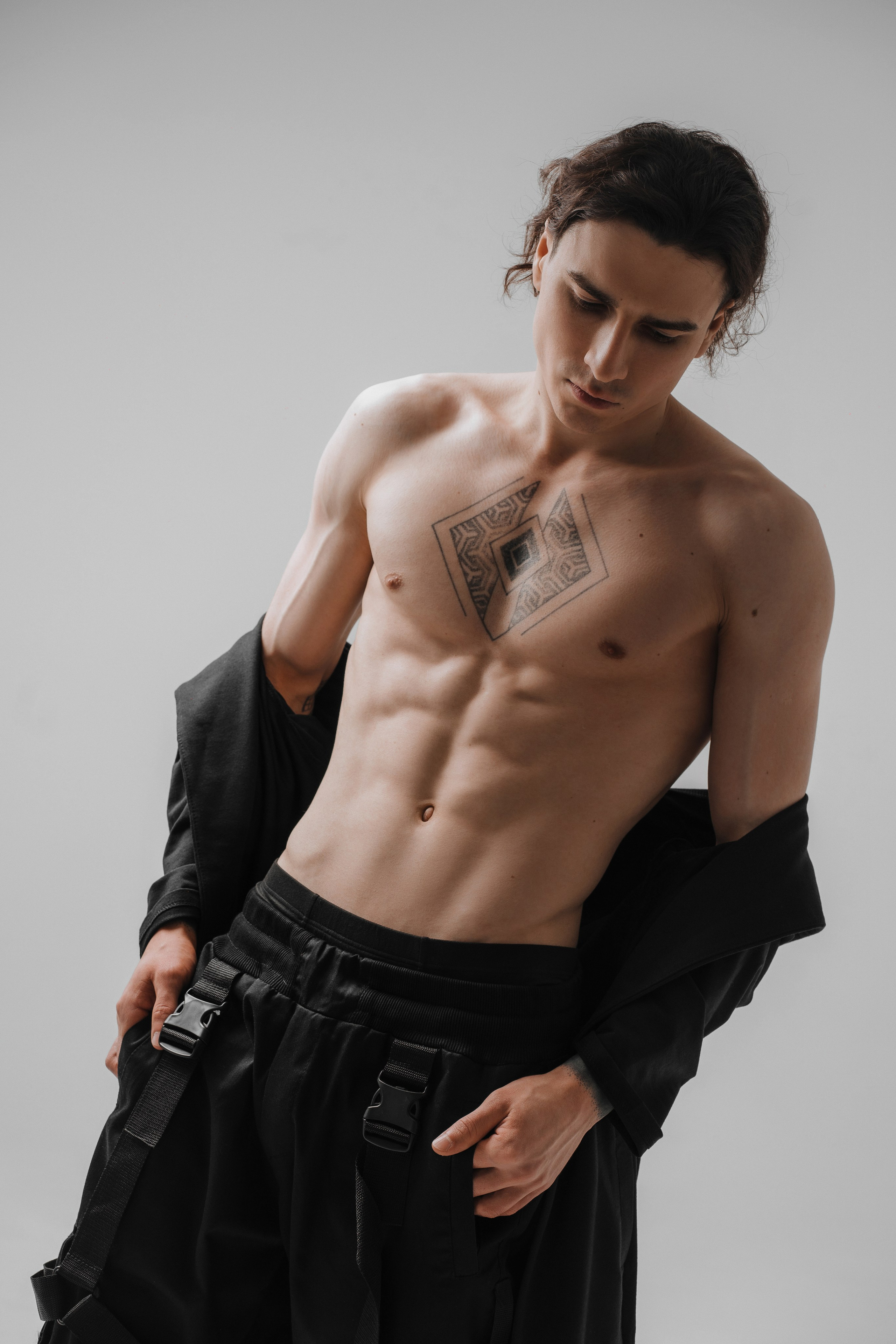 Мужская модельная фотосессия для парней в фотостудии, Екатеринбург