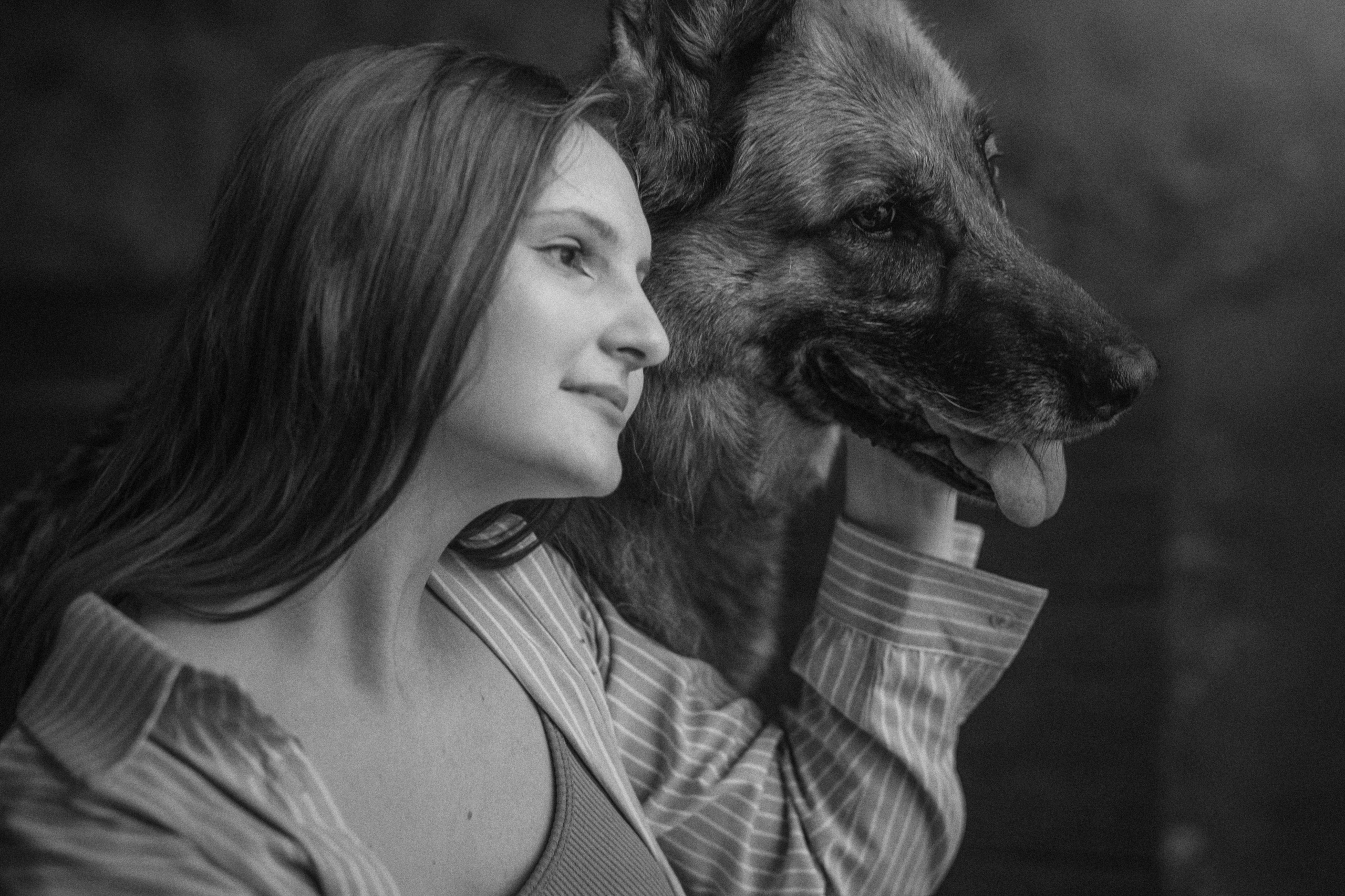 Вика и Фрея. Фотограф анималист в Москве и Санкт-Петербурге Свиридова Анна