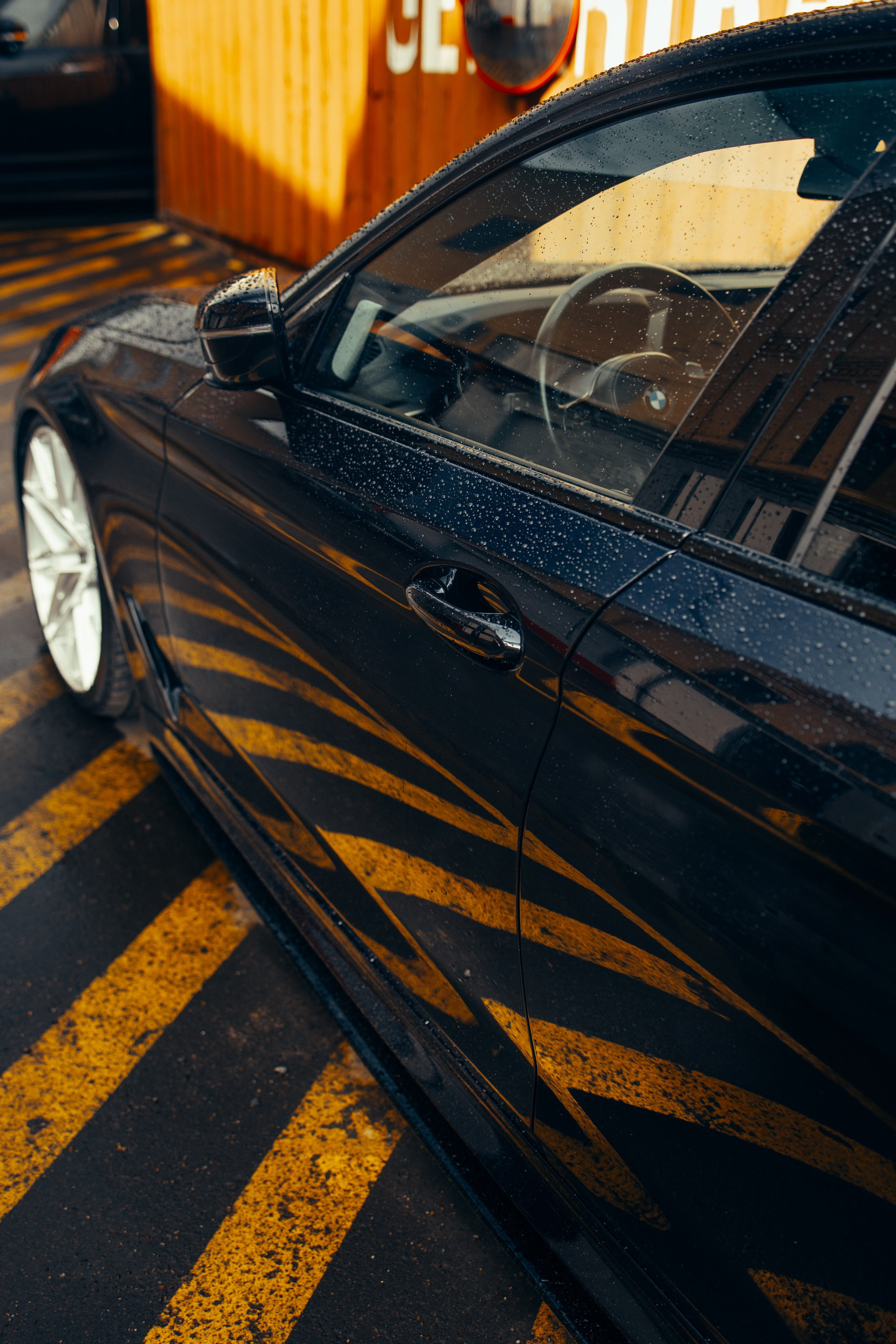 BMW 5 sunset shots. DeLorein