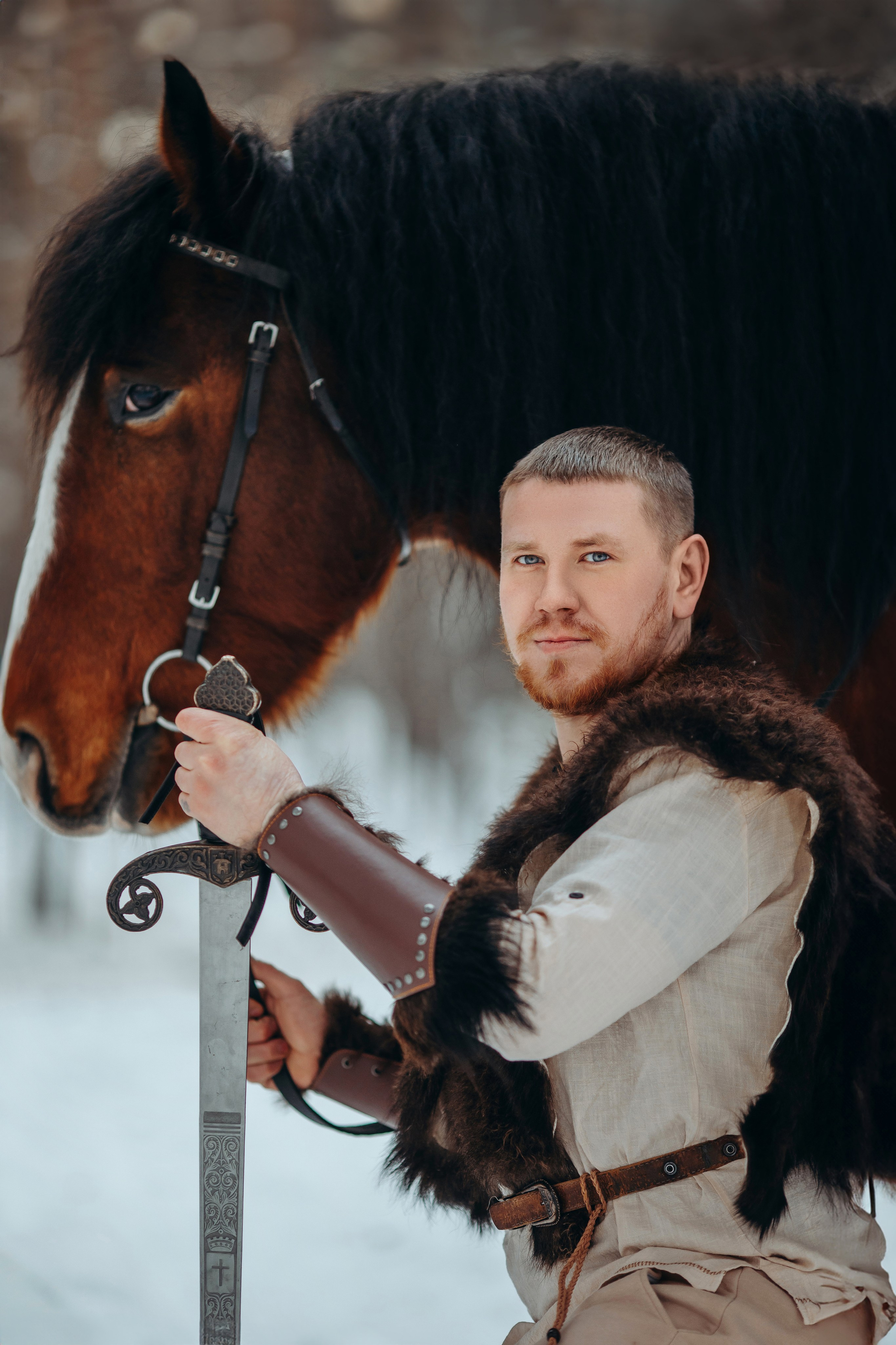 Викинги. Анна Молчанова конный фотограф в Тюмени | фотосессии с лошадьми Тюмень