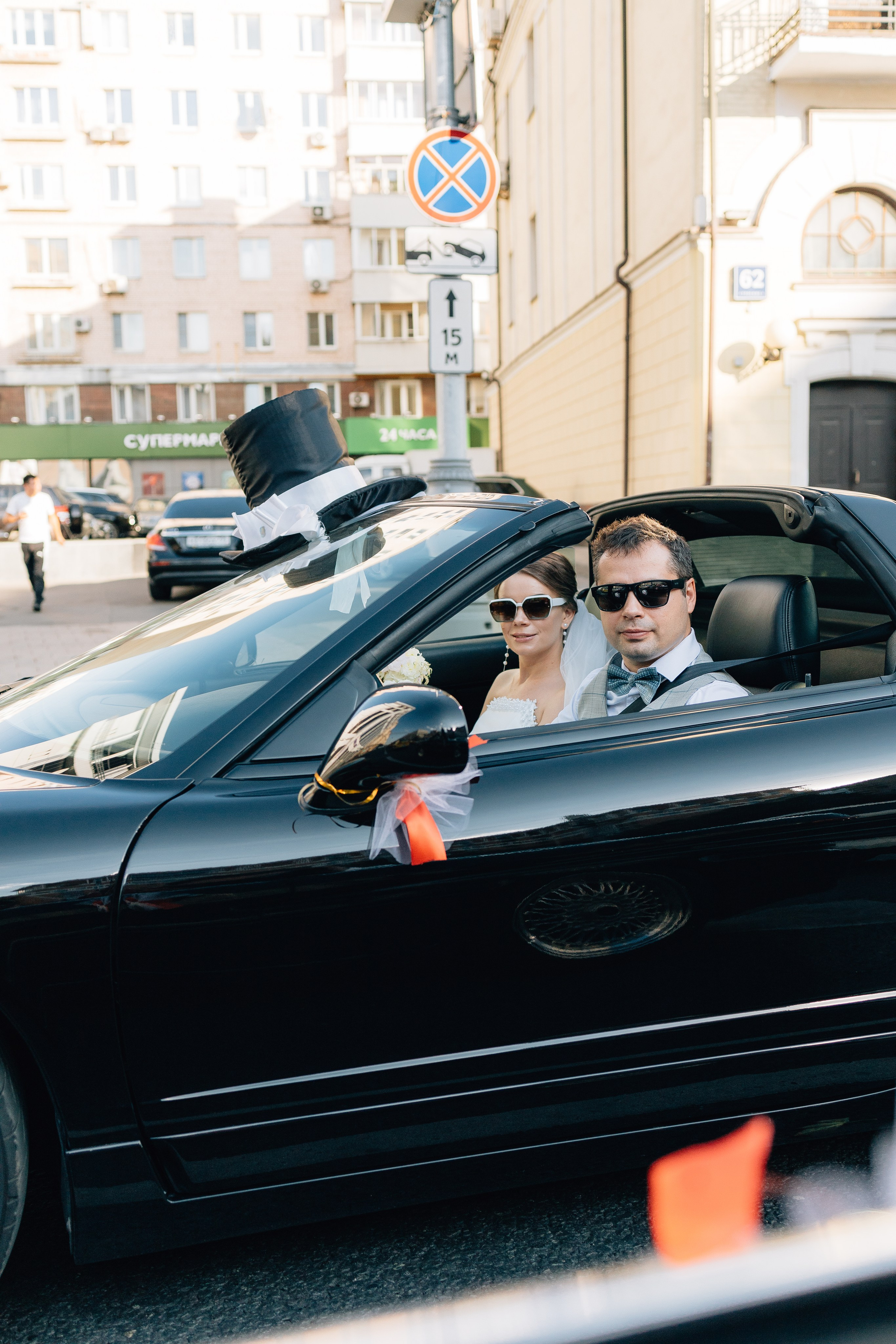 На кабриолетах. Свадебный фотограф в Москве Арчылан Николаев