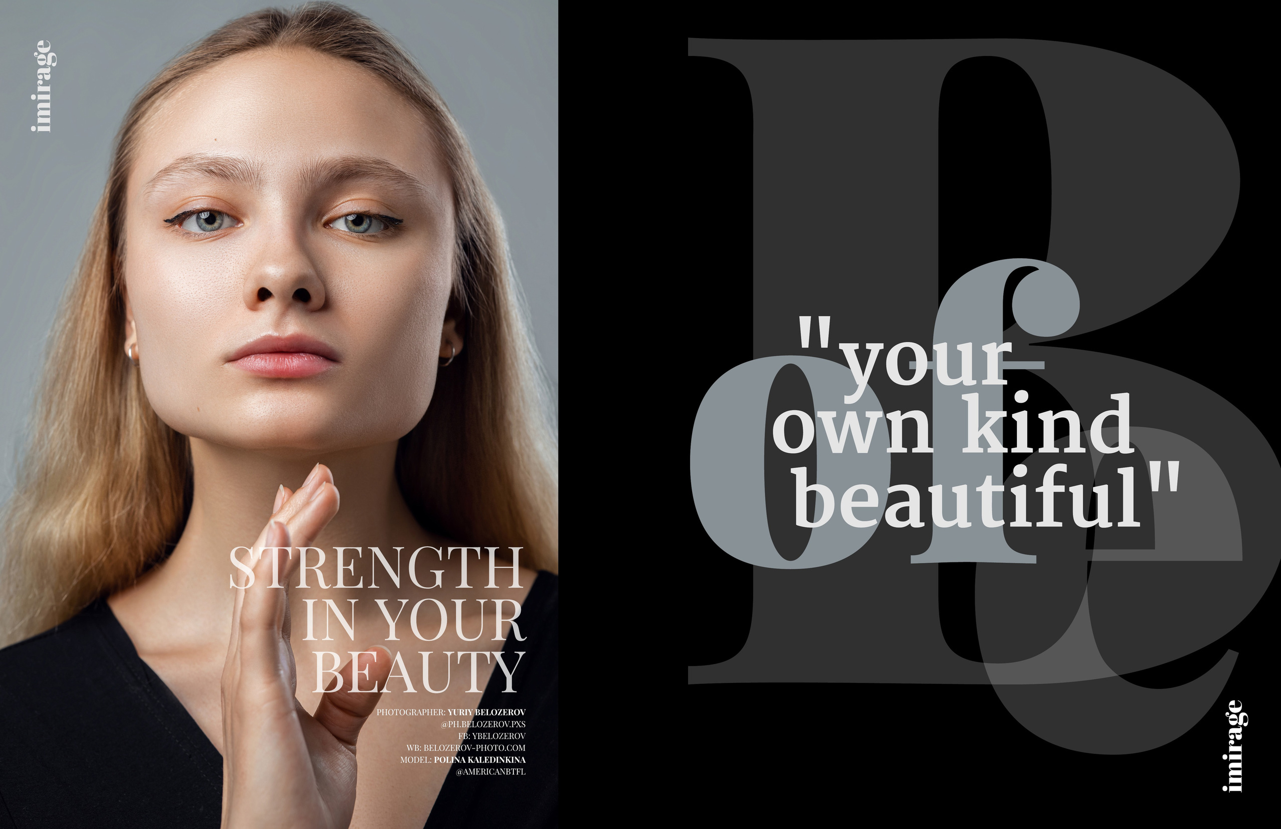 IMIRAGE magazine (March). Юрий Белозёров фотограф