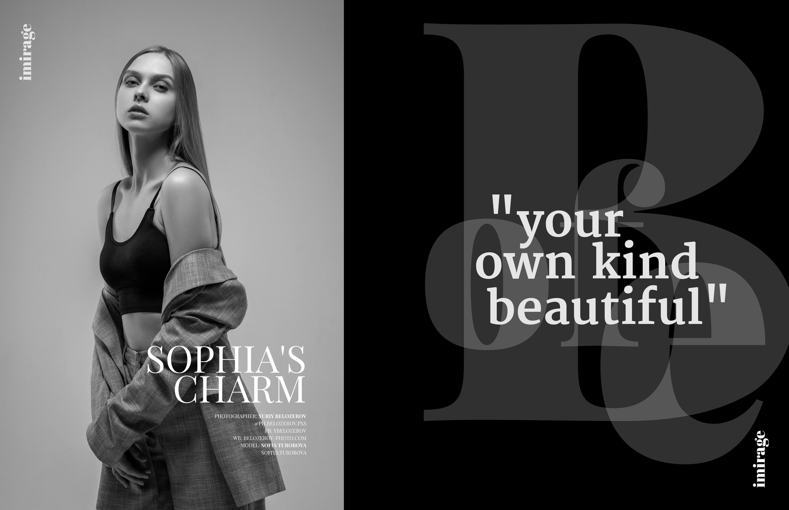 IMIRAGE magazine (March). Юрий Белозёров фотограф