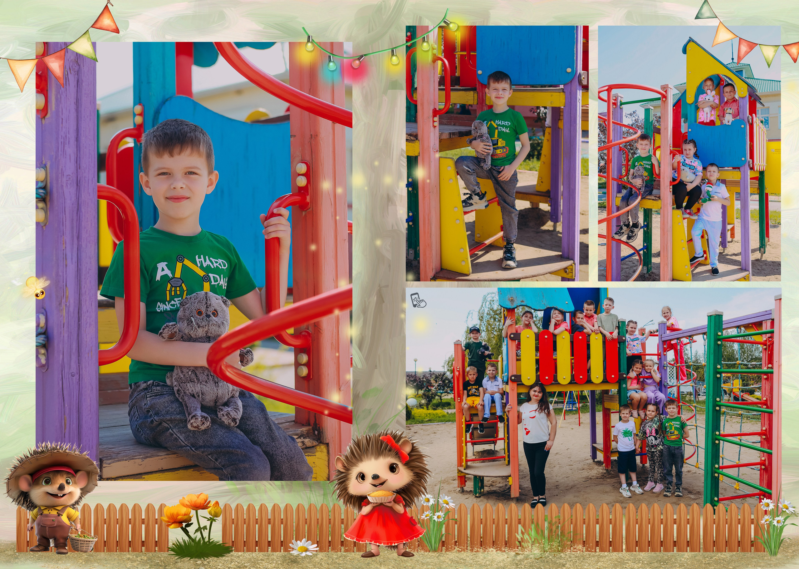 Садик 10 разворотов. Яковлева Екатерина. Школьный и семейный фотограф