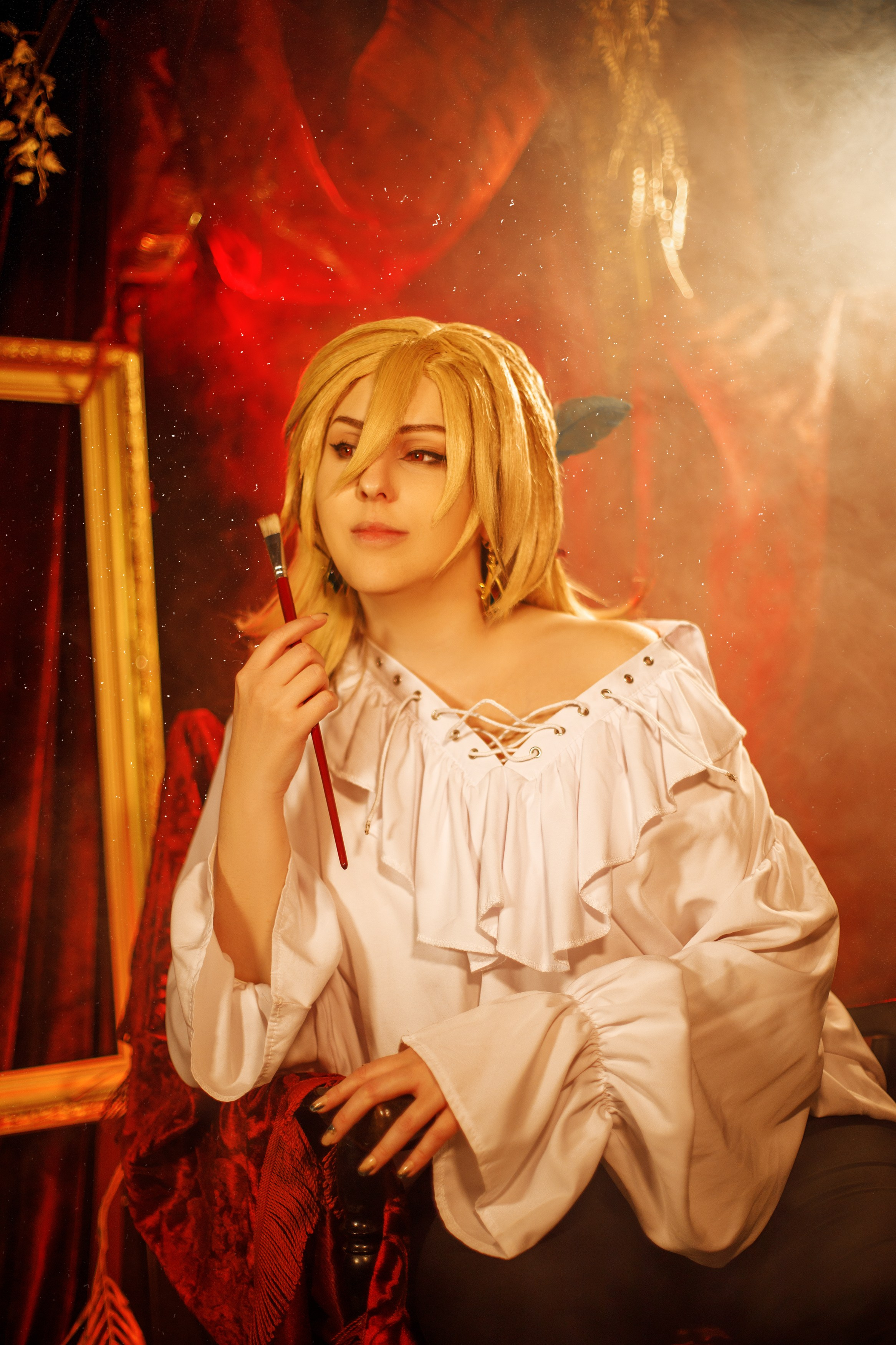 GENSHIN IMPACT: Kaveh [Paint au]. Polaroud love