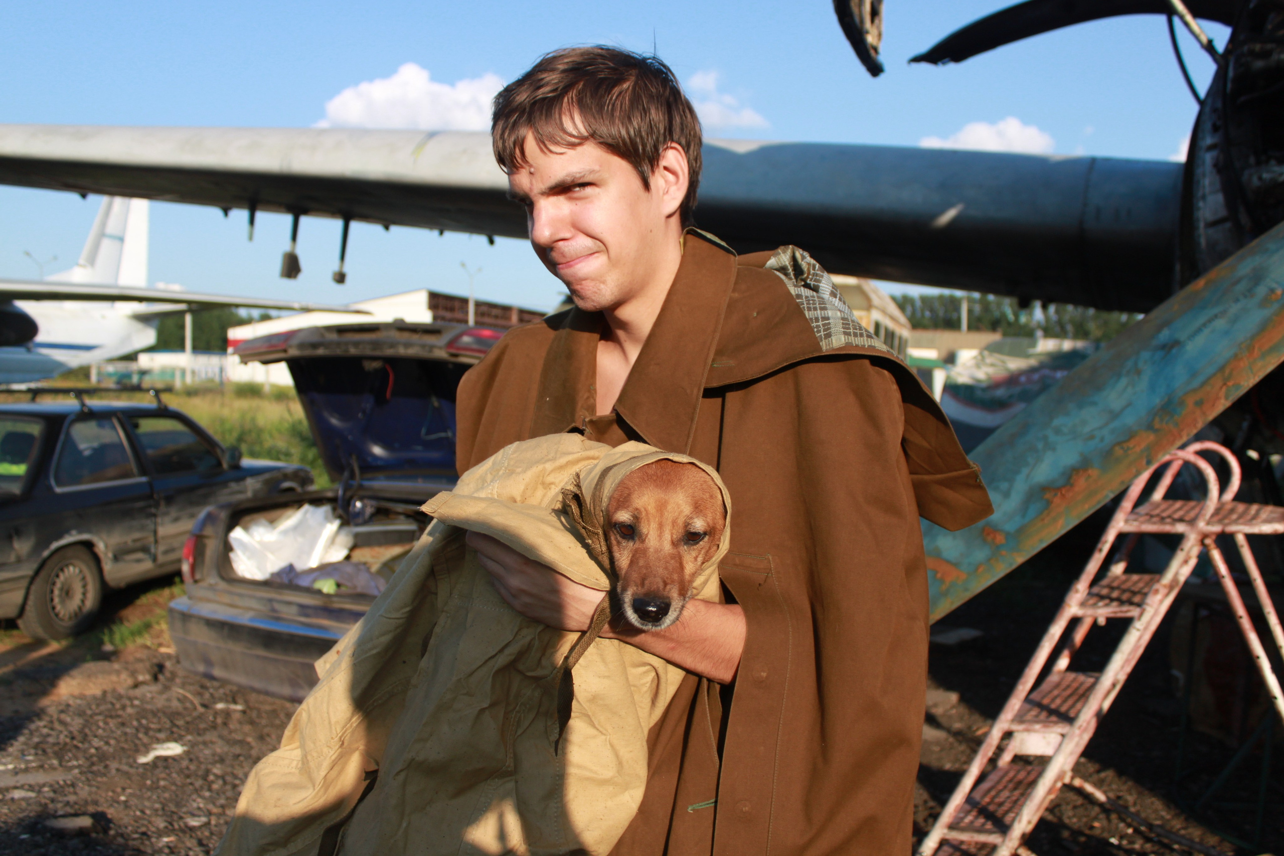 Ил-14Т «Голубая Мечта» работы в Тушино (2011 г.). Фотоальбом показывающий увлекательный мир авиации и мир медведей Андрея Иванова