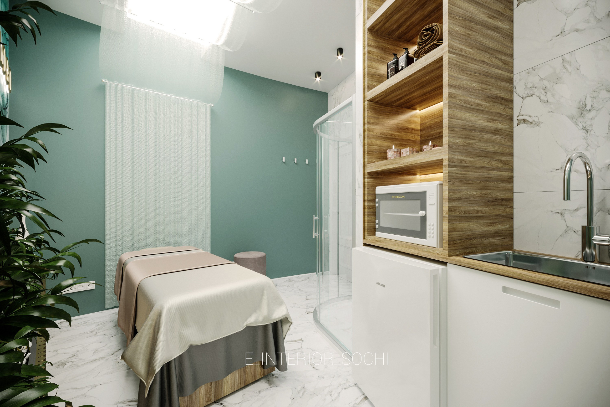 BEAUTY_KOVORK_AMAZON. Дизайн интерьера Евгения Тисленко