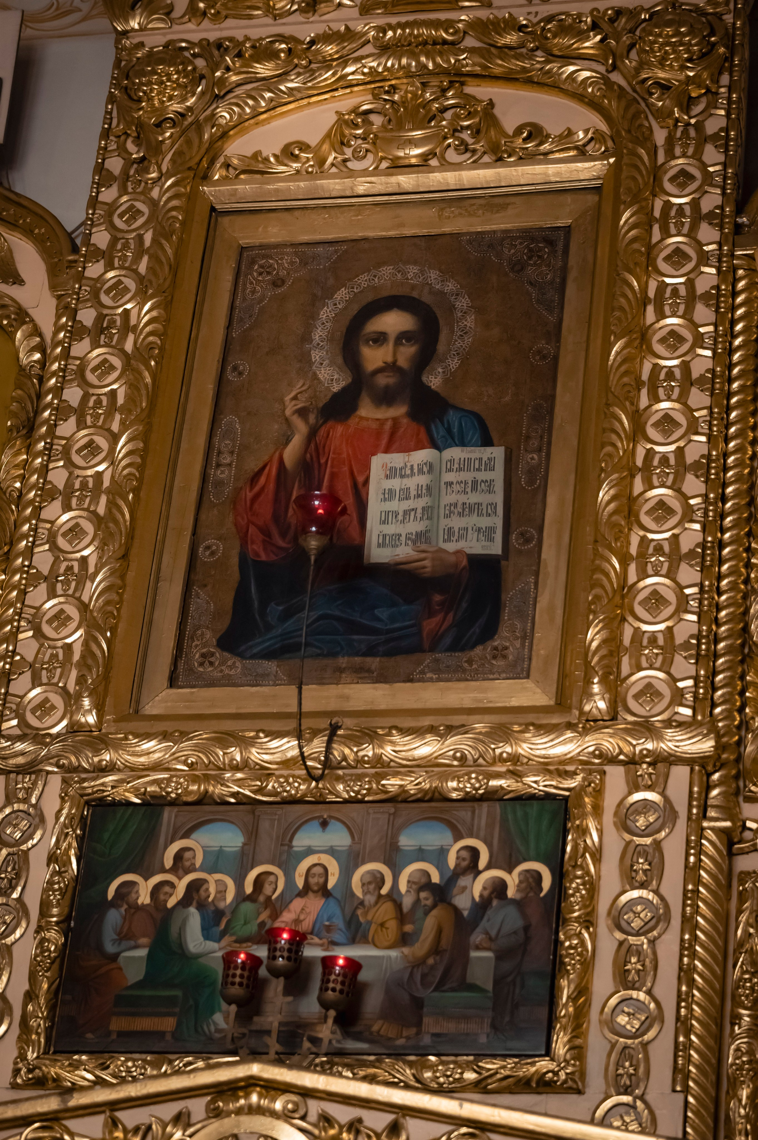 Богородский Храм. Всенощное бдение. Освящение верб. Антон и Татьяна Денисенко — В храме