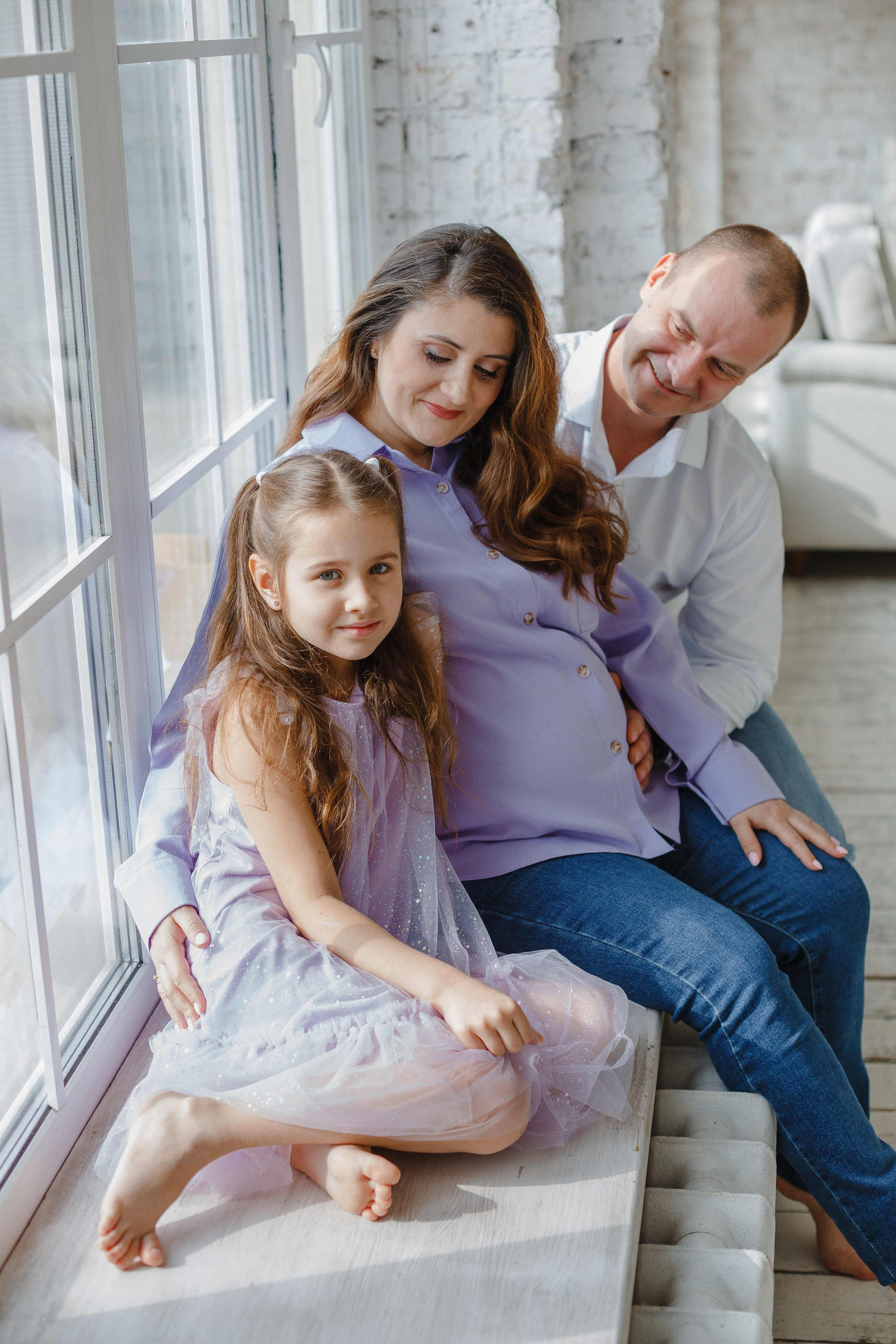 Александр, Екатерина и Василиса. Семейный фотограф Николаева Ольга