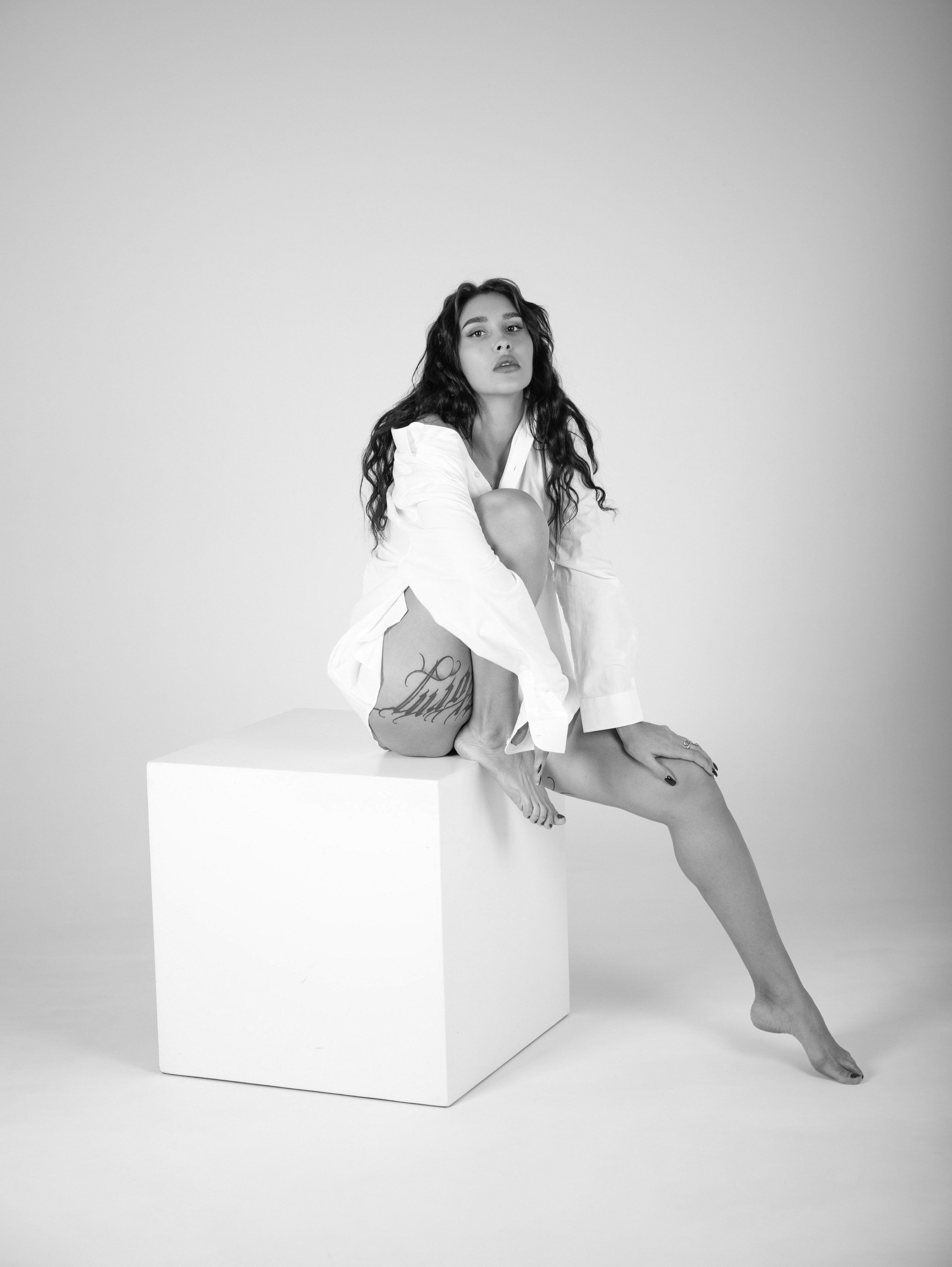 На циклораме. Свадебный и семейный фотограф в Москве Мила Широких