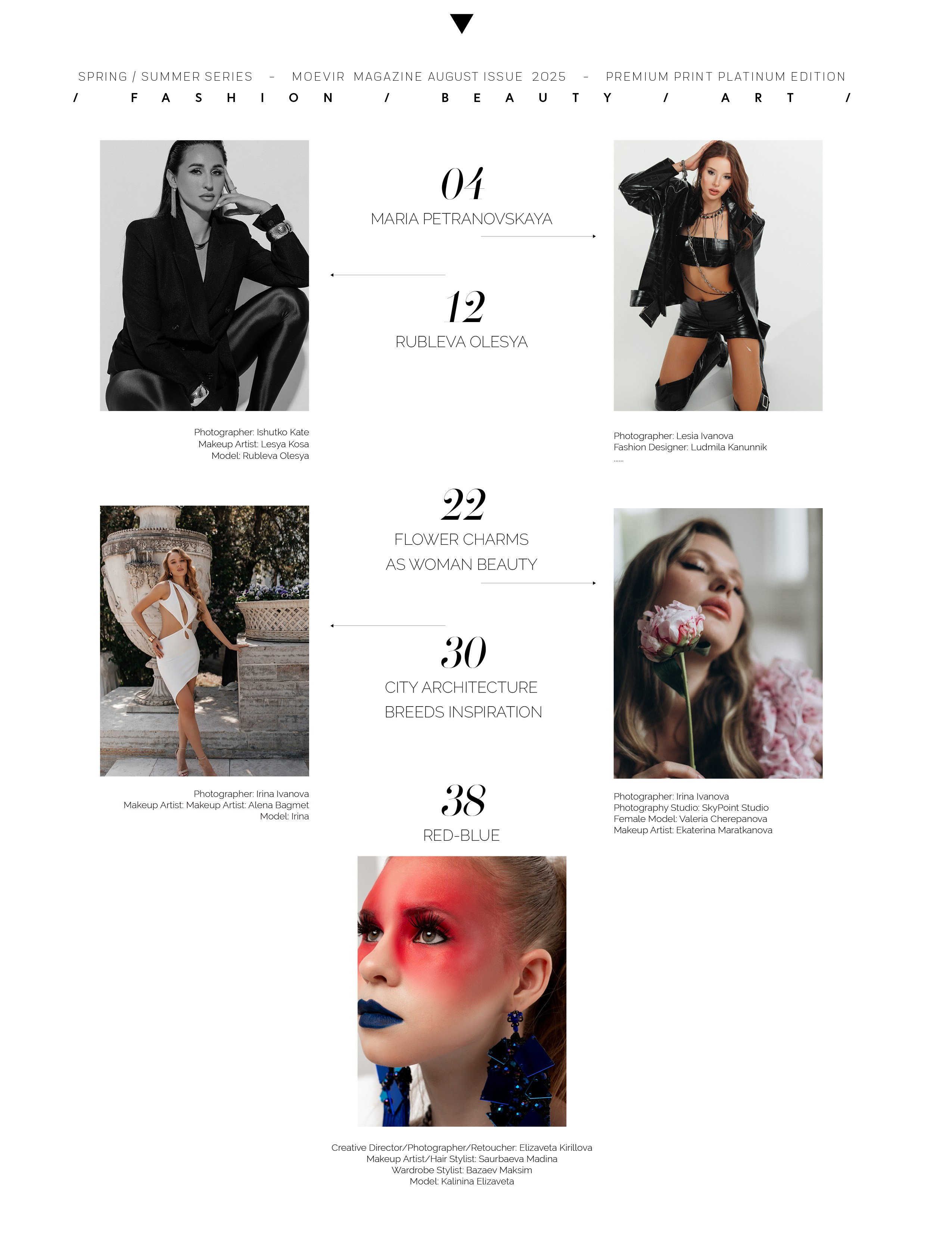 R8 Moevir Magazine August Issue 2025. Фотограф в Омске Елизавета Кириллова