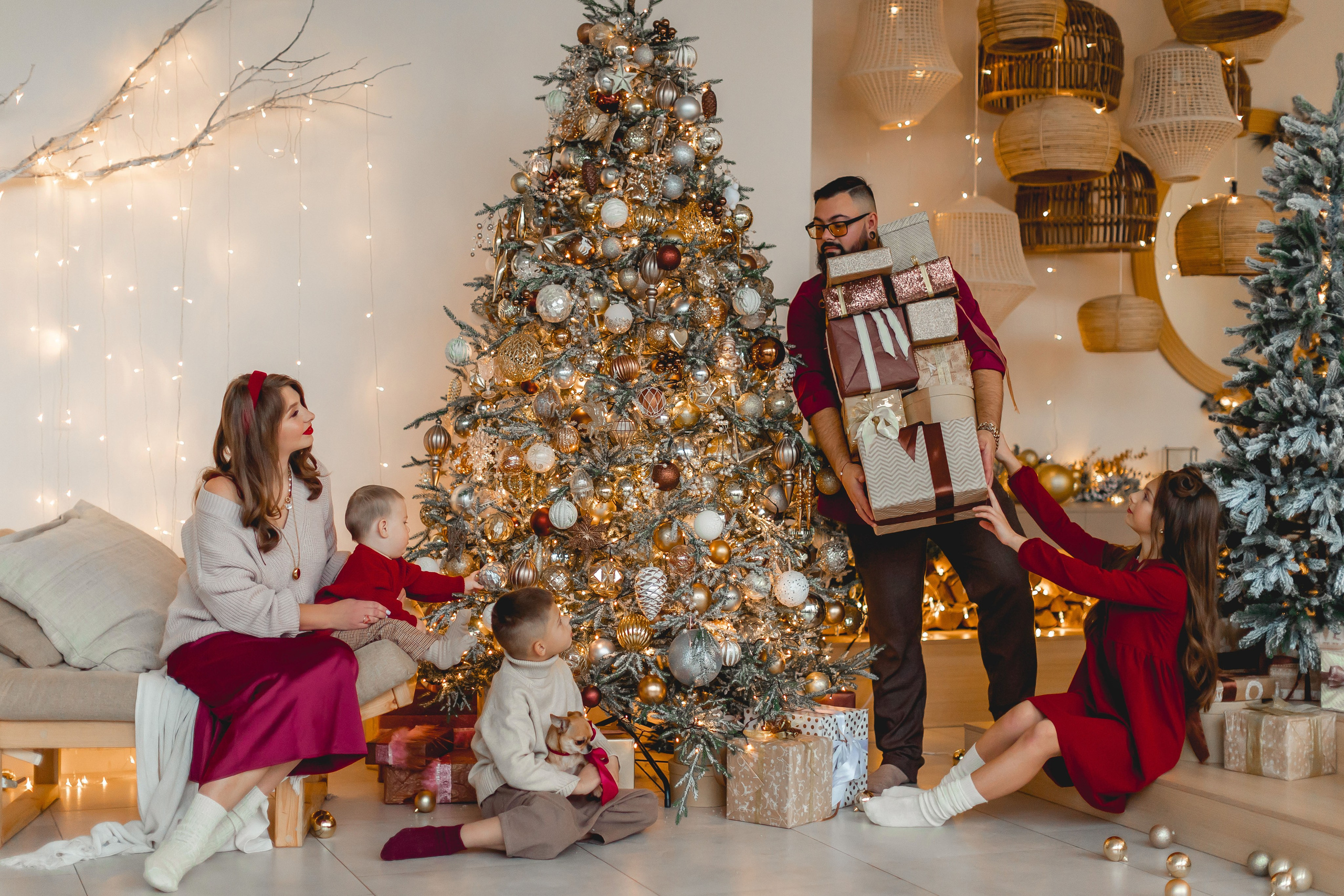 Новый год. Семейный фотограф в Москве Татьяна Болтиева
